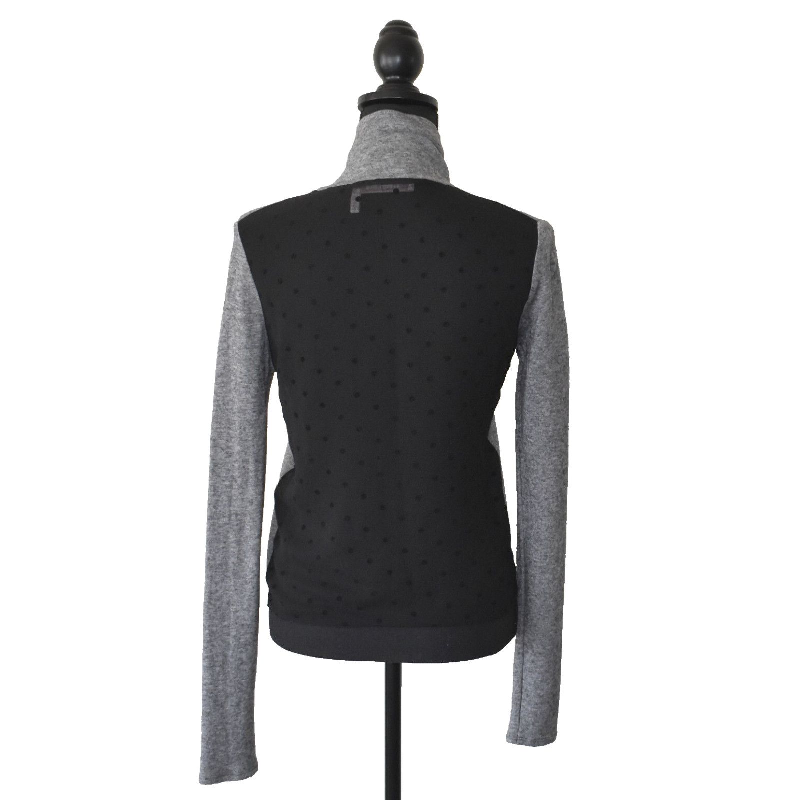 See by Chloe SEE BY CHLOE Polka Dot Back Panel Wool Blend Sweater Size 40 Size S / US 4 / IT 40 - 2 Thumbnail