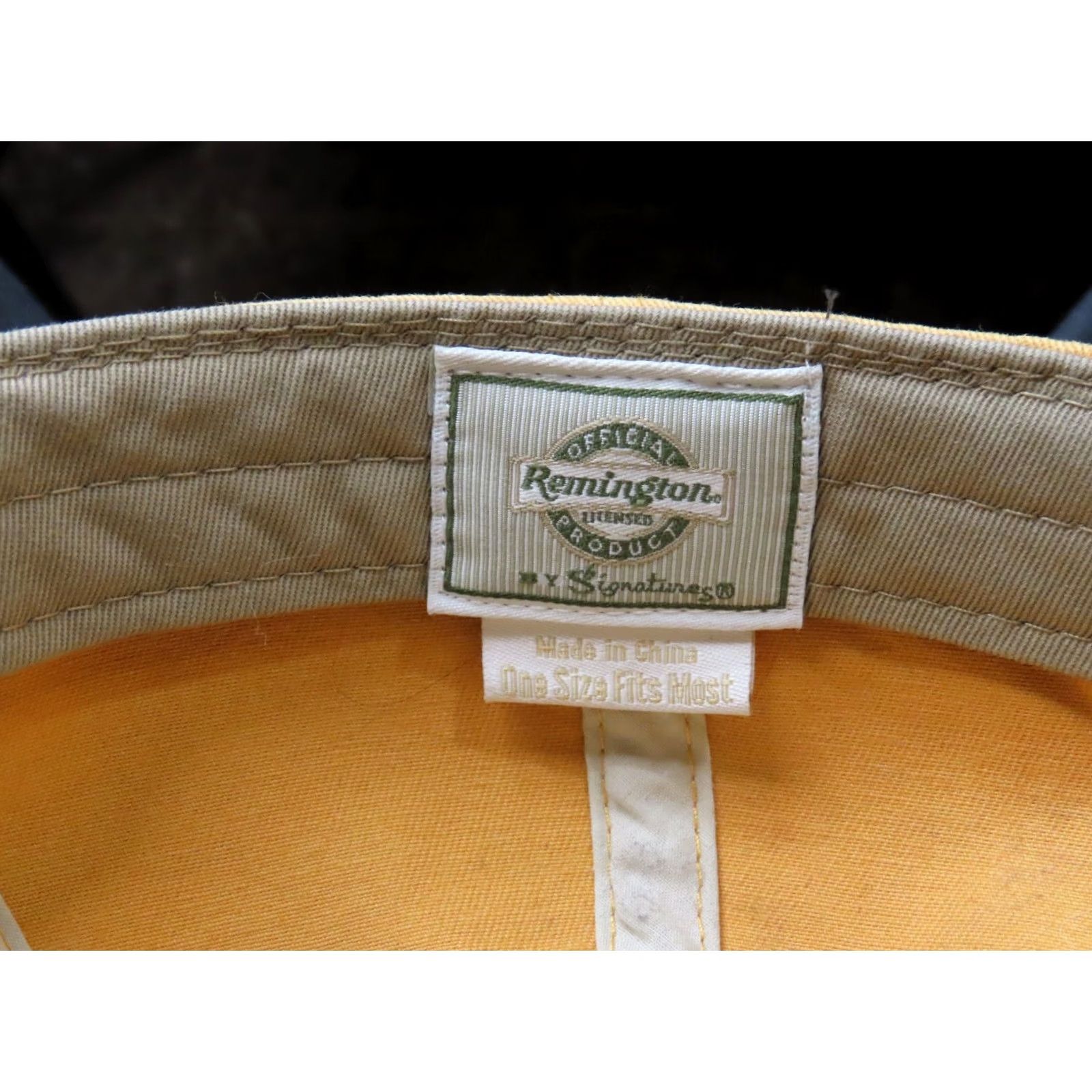 Vintage Signatures Official Adjustable Yellow & White Turkey Hat Unisex Adults One Size Baseball Cap Hunting Style Size ONE SIZE - 5 Thumbnail