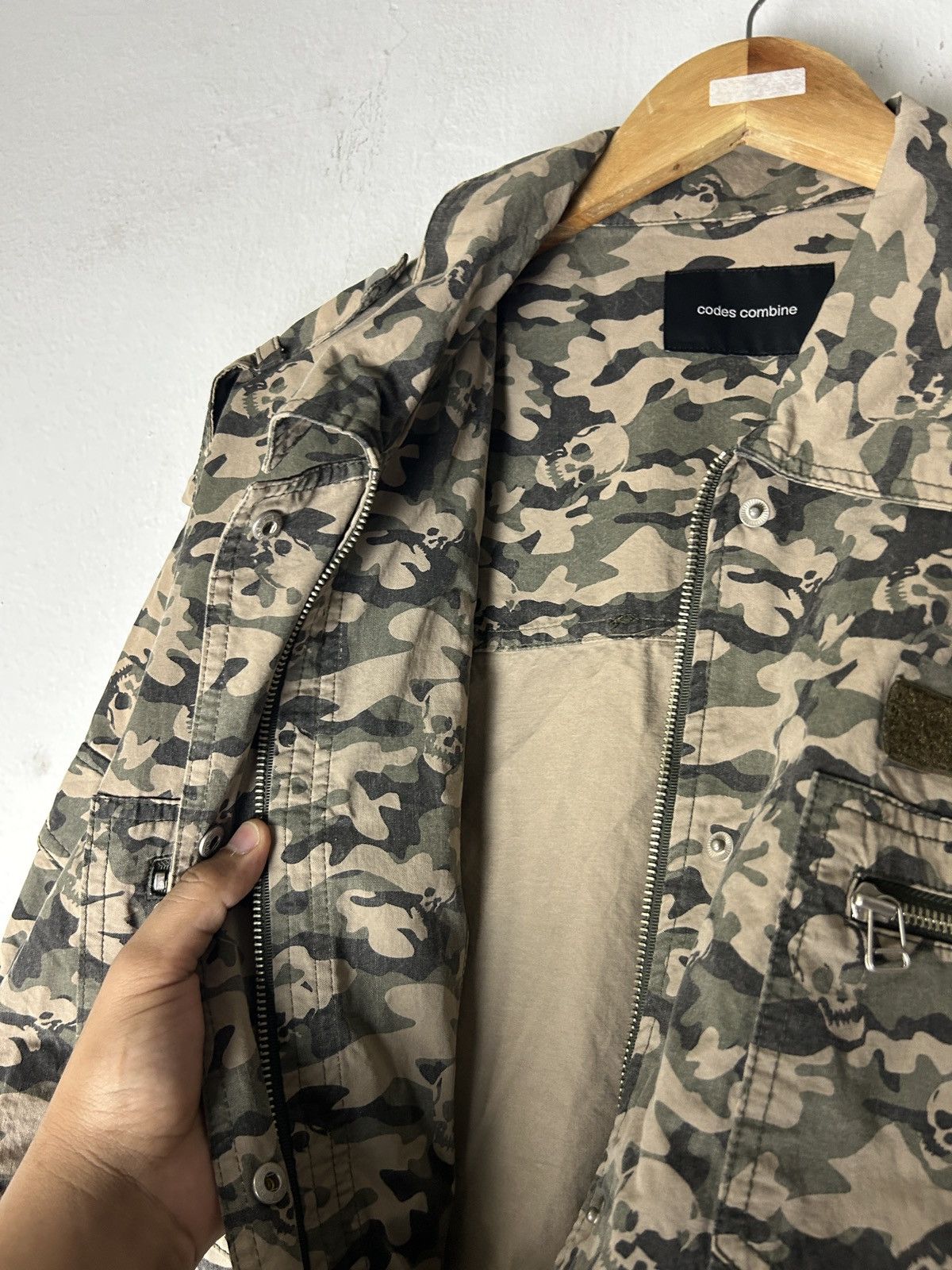 Codes Combine Codes Combine Skull Punk Design Army Jacket - number nine Size US L / EU 52-54 / 3 - 6 Thumbnail