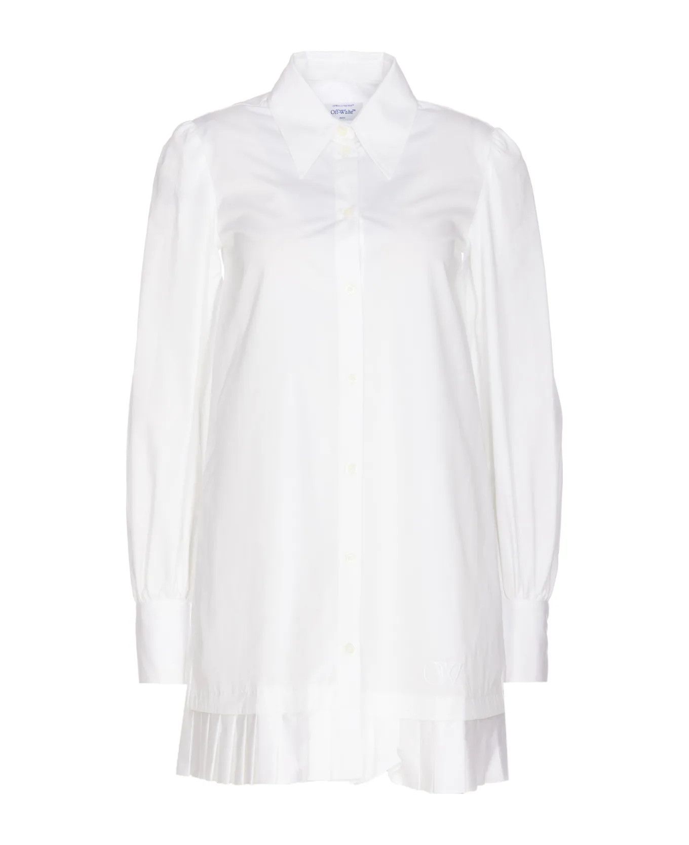 Off-White o1y1225 Mini Dress in White Size XS / US 0-2 / IT 36-38 - 1 Thumbnail