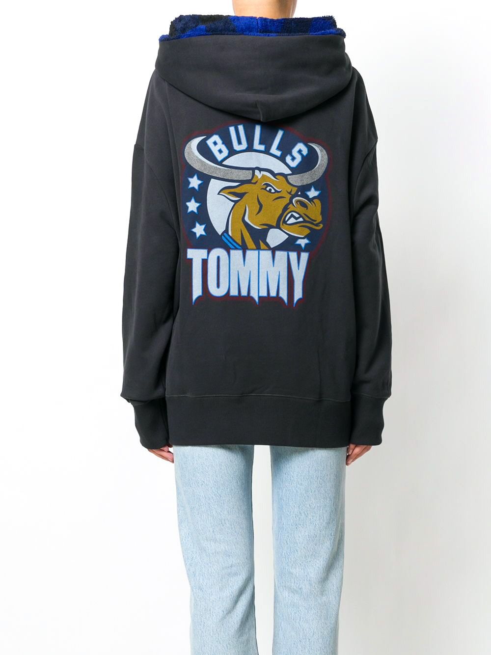 Tommy Hilfiger TOMMY HILFIGER COLLECTION Rock printed boyfriend hoodie Size S / US 4 / IT 40 - 13 Thumbnail