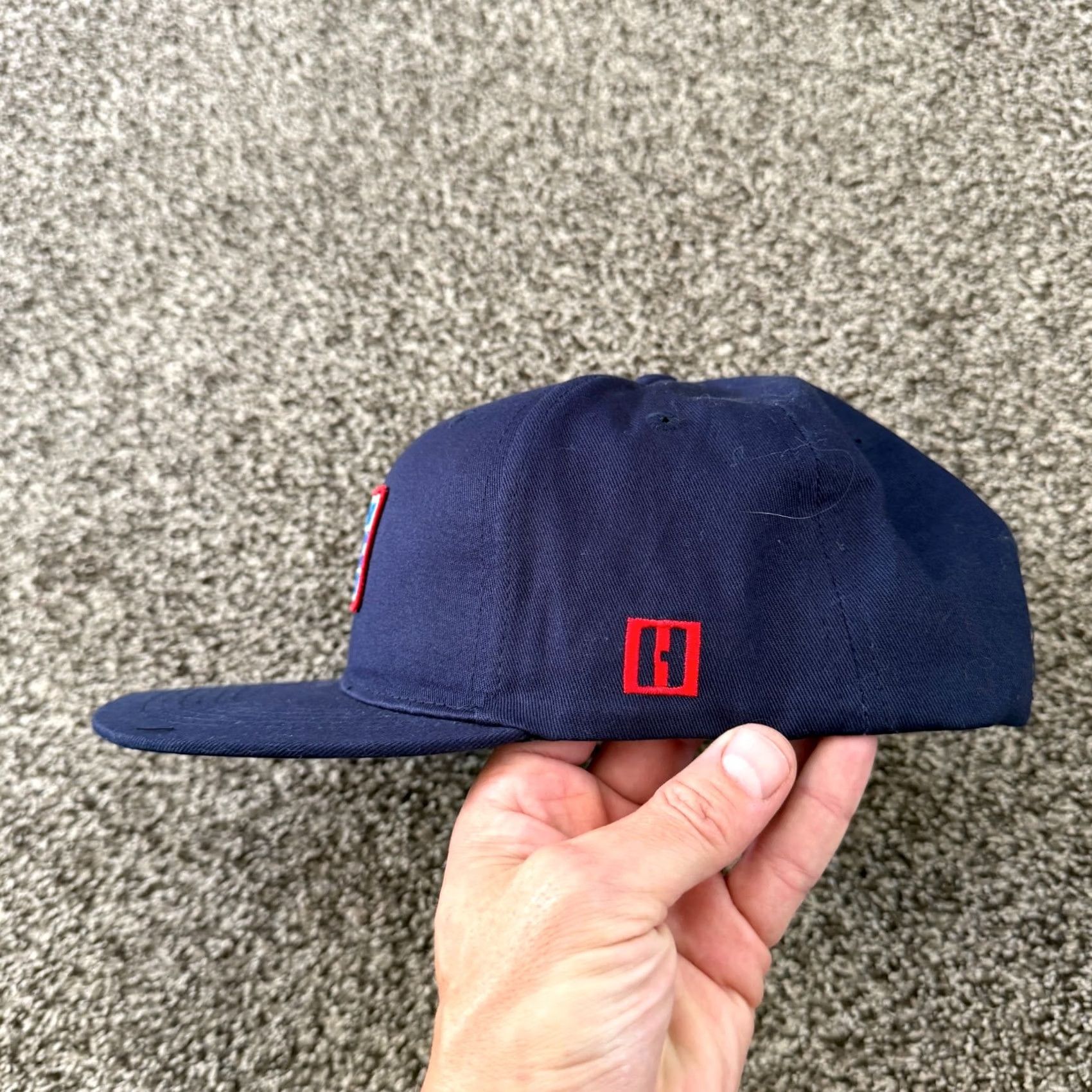 Vintage Hoonigan Snapback Hat Sensor Bar Ken Block Adjustable Cap Blue Racing Mens One Size Baseball Cap Size ONE SIZE - 4 Thumbnail