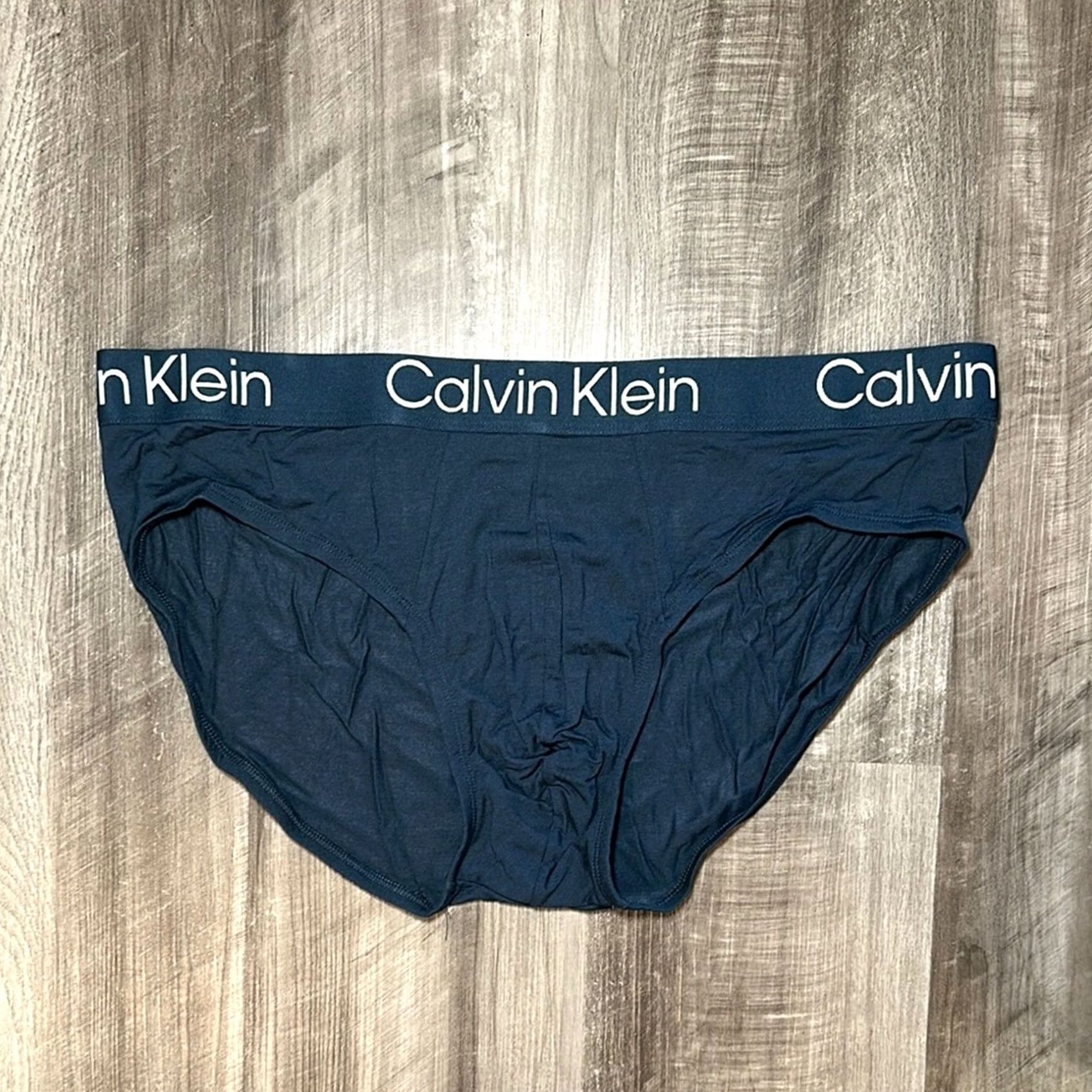Calvin Klein Calvin Klein Brief Underwear XL Men Navy Blue Modern Ultra Soft Modal Regular Size XL Mens Underwear Size US 36 / EU 52 - 2 Thumbnail