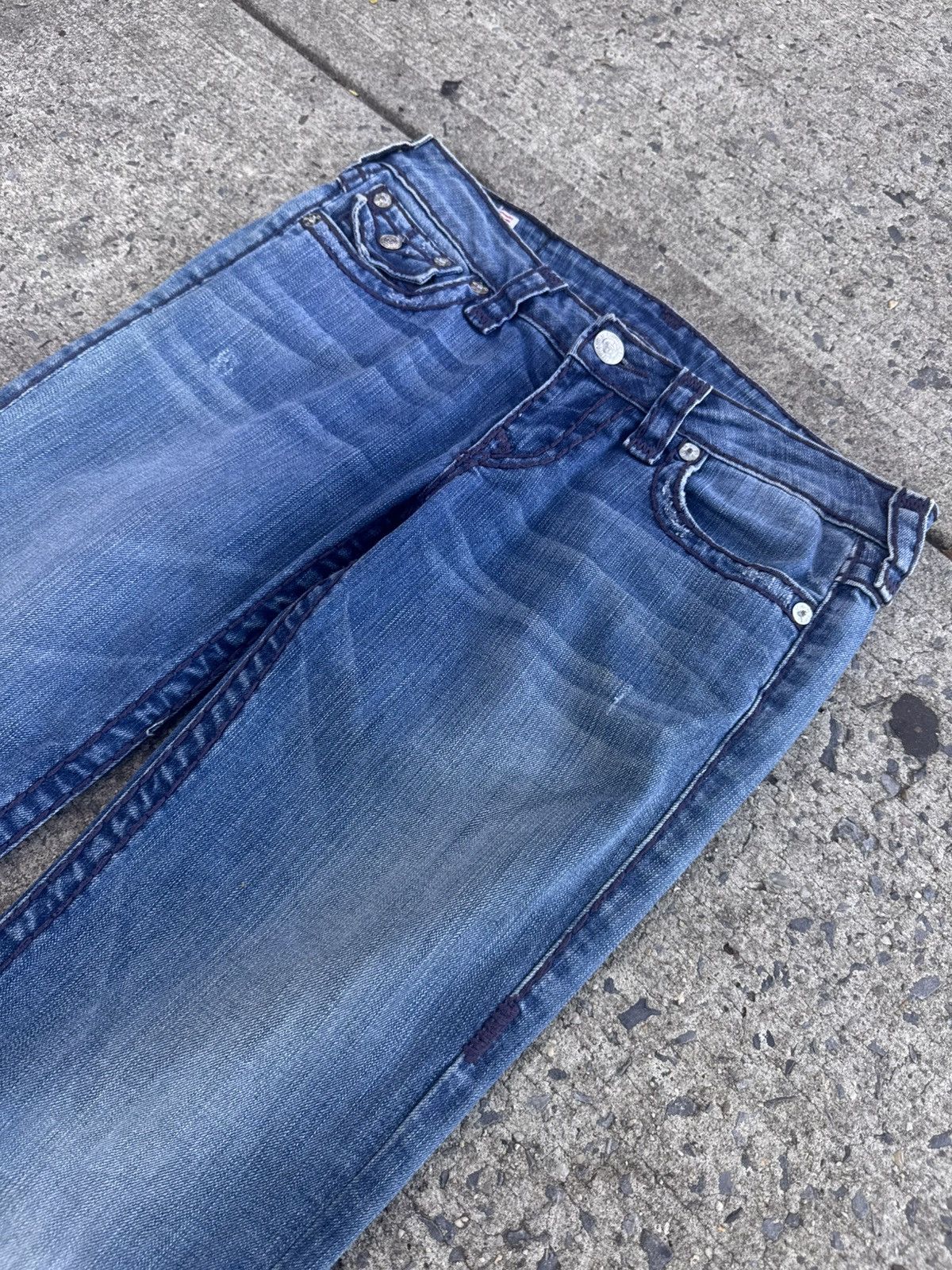 True Religion True Religion Billy Super T Jeans - Classic Bootcut Denim Size 28" / US 6 / IT 42 - 14 Thumbnail
