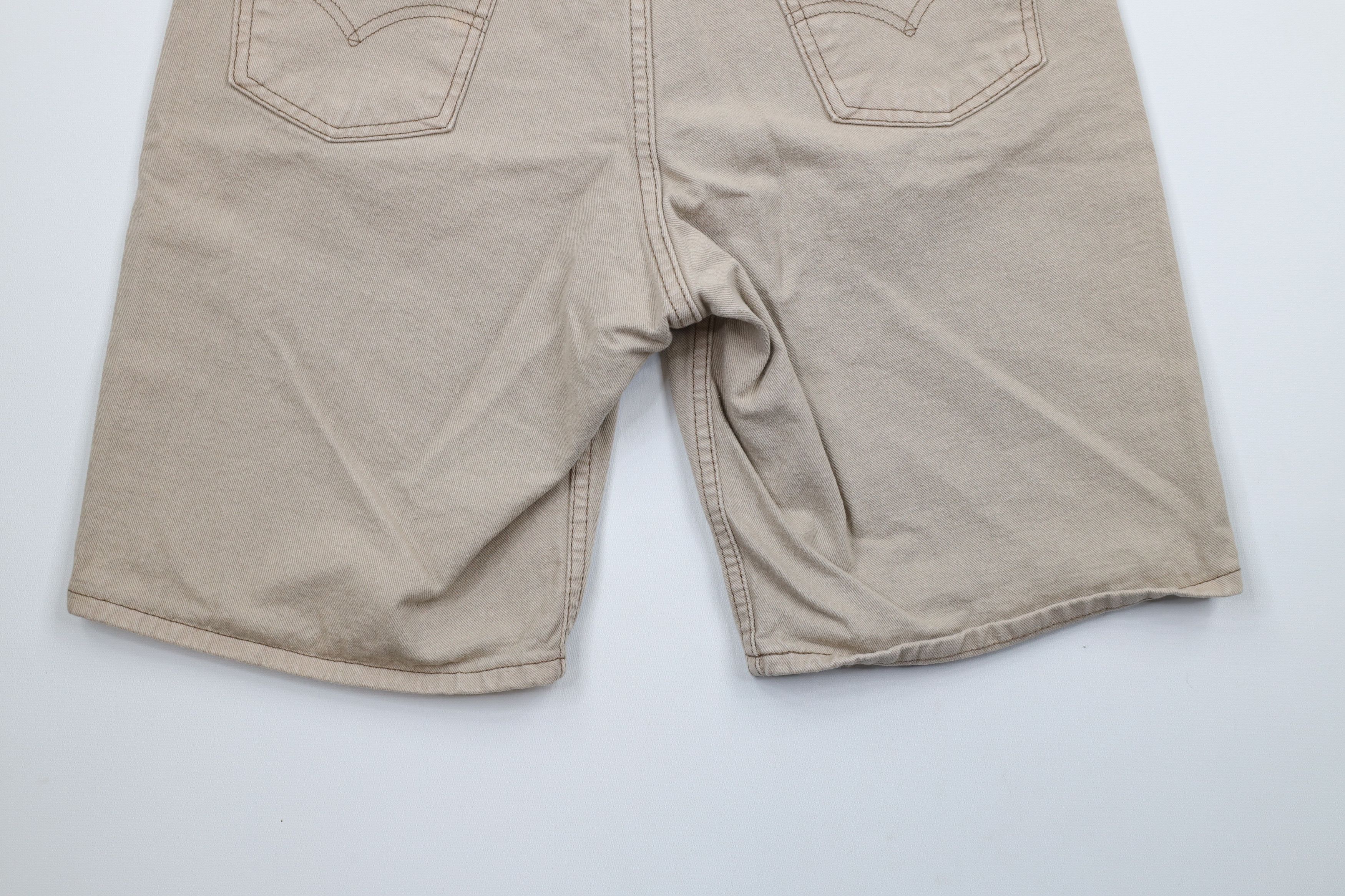 Levi's × Vintage Vintage 90s Levis 550 Orange Tab Denim Jean Shorts Jorts USA Size US 34 / EU 50 - 9 Thumbnail