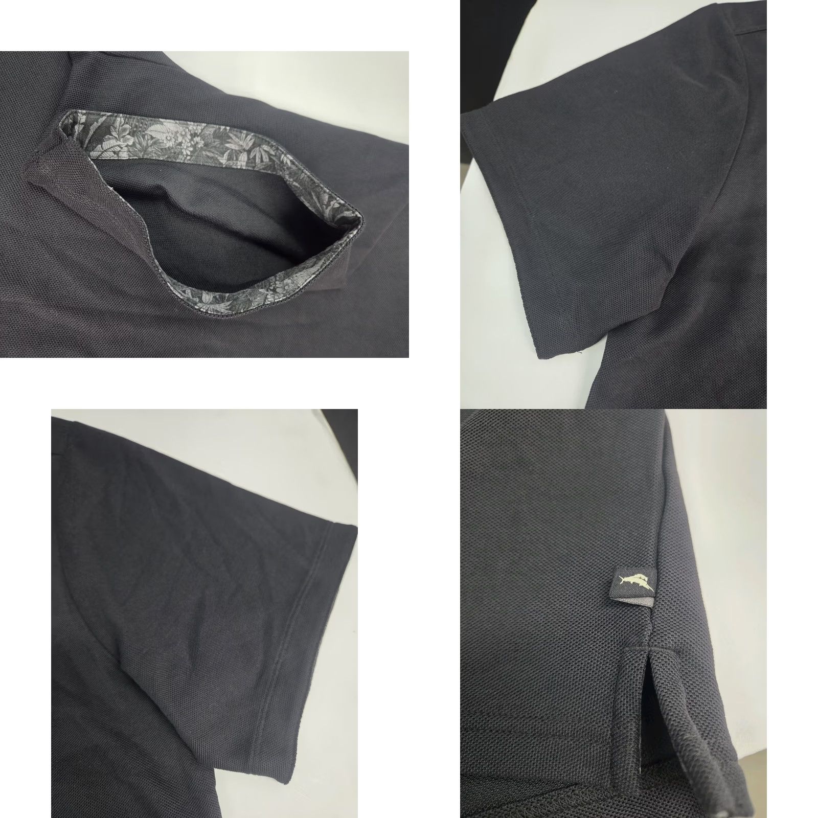 Tommy Bahama Tommy Bahama Island Zone Mens Short Sleeve Black Polo Shirt 3XL #8795 Size US XXL / EU 58 / 5 - 8 Thumbnail