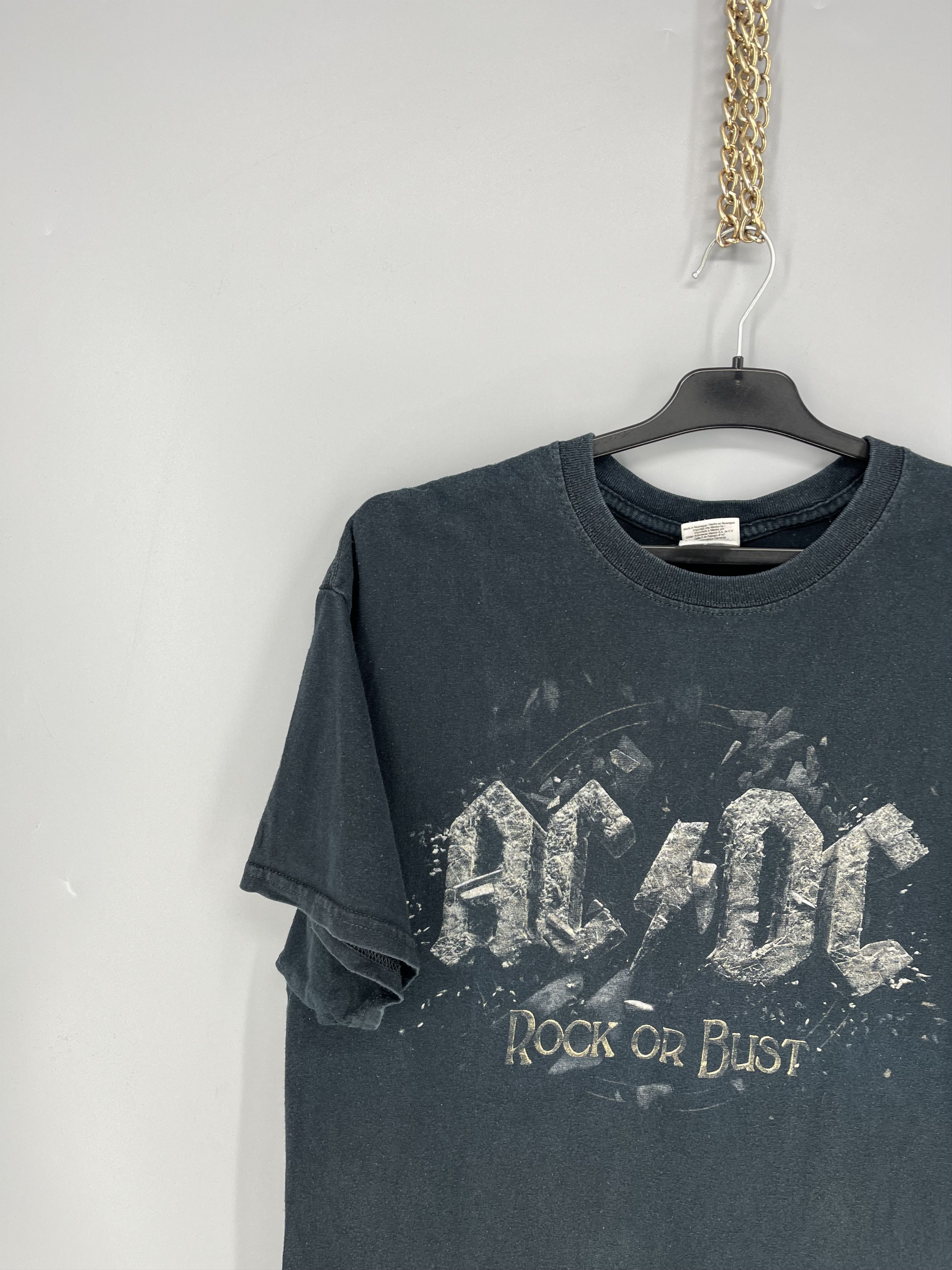 Vintage AC DC Rock or Bust Vintage Rock Band T-Shirt Size US L / EU 52-54 / 3 - 4 Thumbnail
