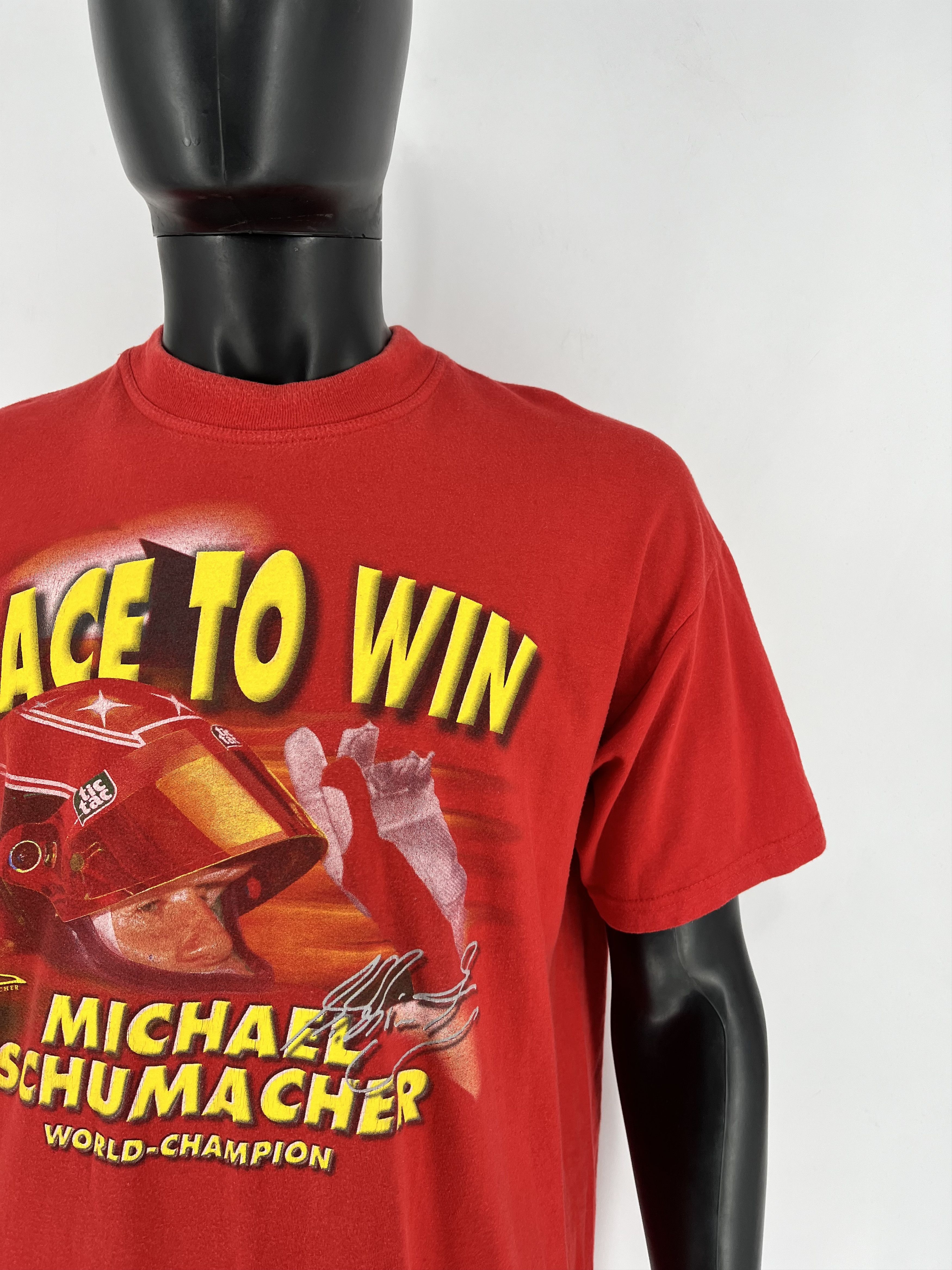 Formula 1 × Vintage Michael Schumacher Race To Win World Champion Shirt Size US M / EU 48-50 / 2 - 7 Thumbnail