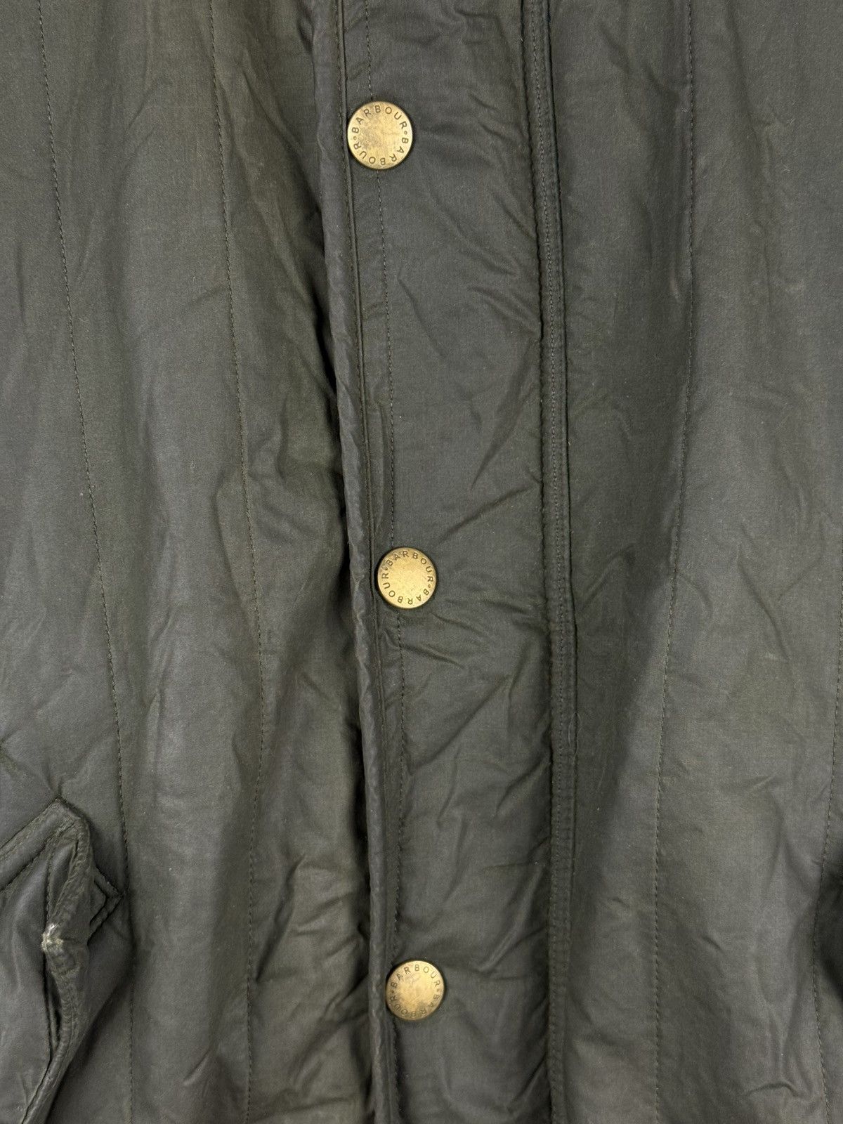 Barbour Barbour Edderton Men’s Quilted Wax Waxed Cotton Jacket Size US S / EU 44-46 / 1 - 9 Thumbnail