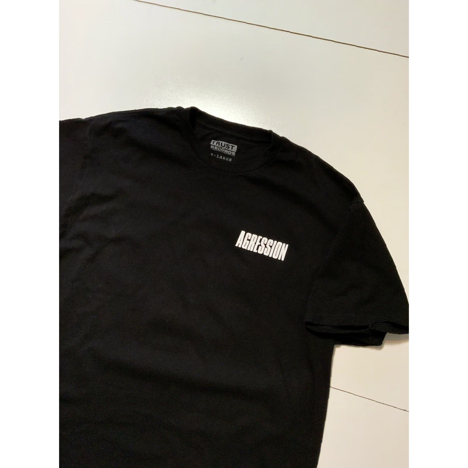 Vintage Trust Records Agression Don’t Be Mistaken Hardcore Punk Rock Band T-Shirt Sz. XL Size US XL / EU 56 / 4 - 4 Thumbnail