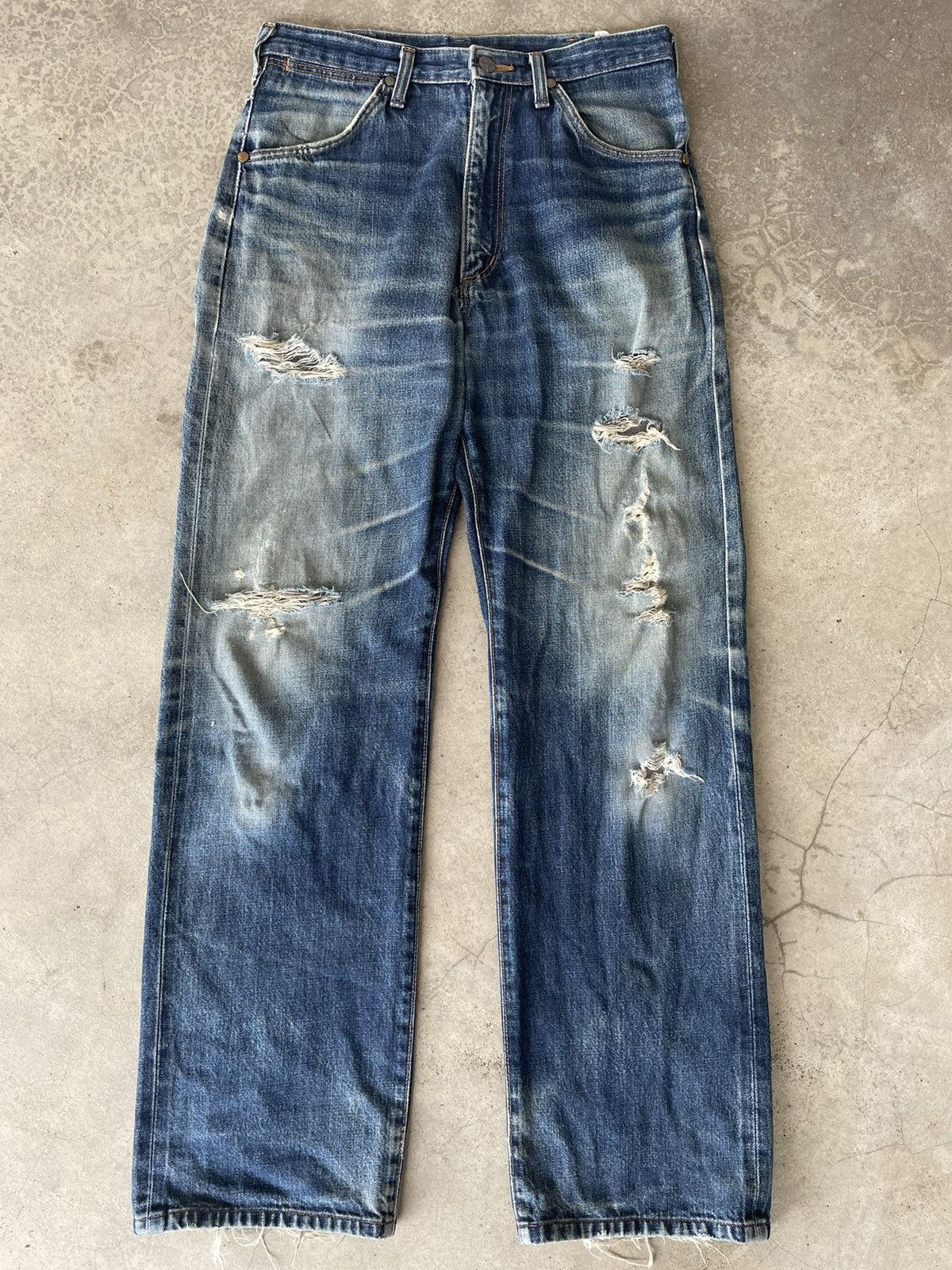 Japanese Brand Japanese Brand Selvedge Distressed Jeans Size US 30 / EU 46 - 1 Thumbnail