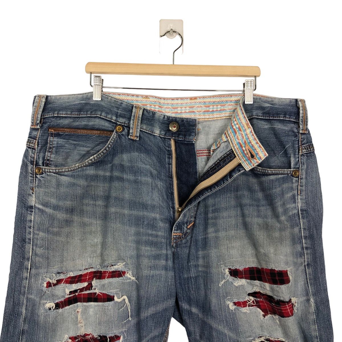 Edwin 🔥PUNK DESIGN DISTRESSED DENIM EDWIN KAPITAL DESIGN Size US 44 / EU 60 - 11 Thumbnail