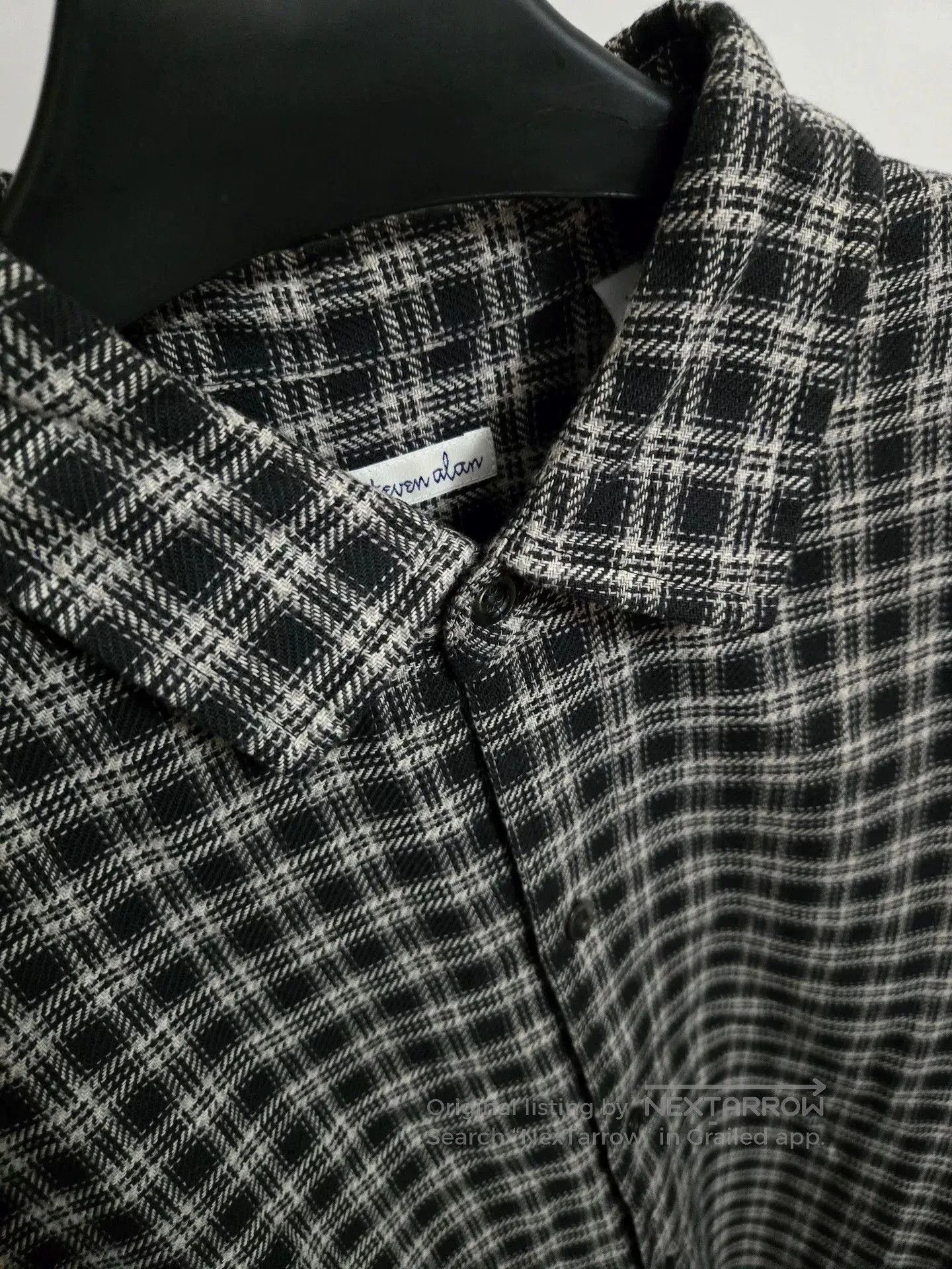 Steven Alan Steven Alan Black Brown Plaid Shirt. Size US L / EU 52-54 / 3 - 3 Thumbnail