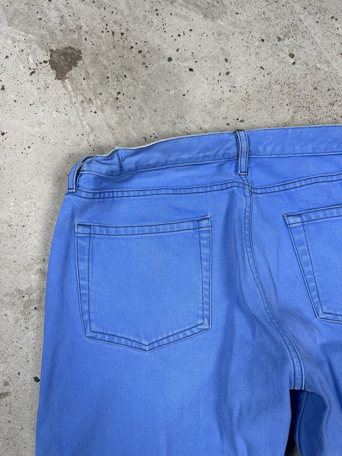 Burberry Vintage Y2K Burberry Brit Loose Baggy Blue Denim Pants Jeans Size US 32 / EU 48 - 20 Thumbnail