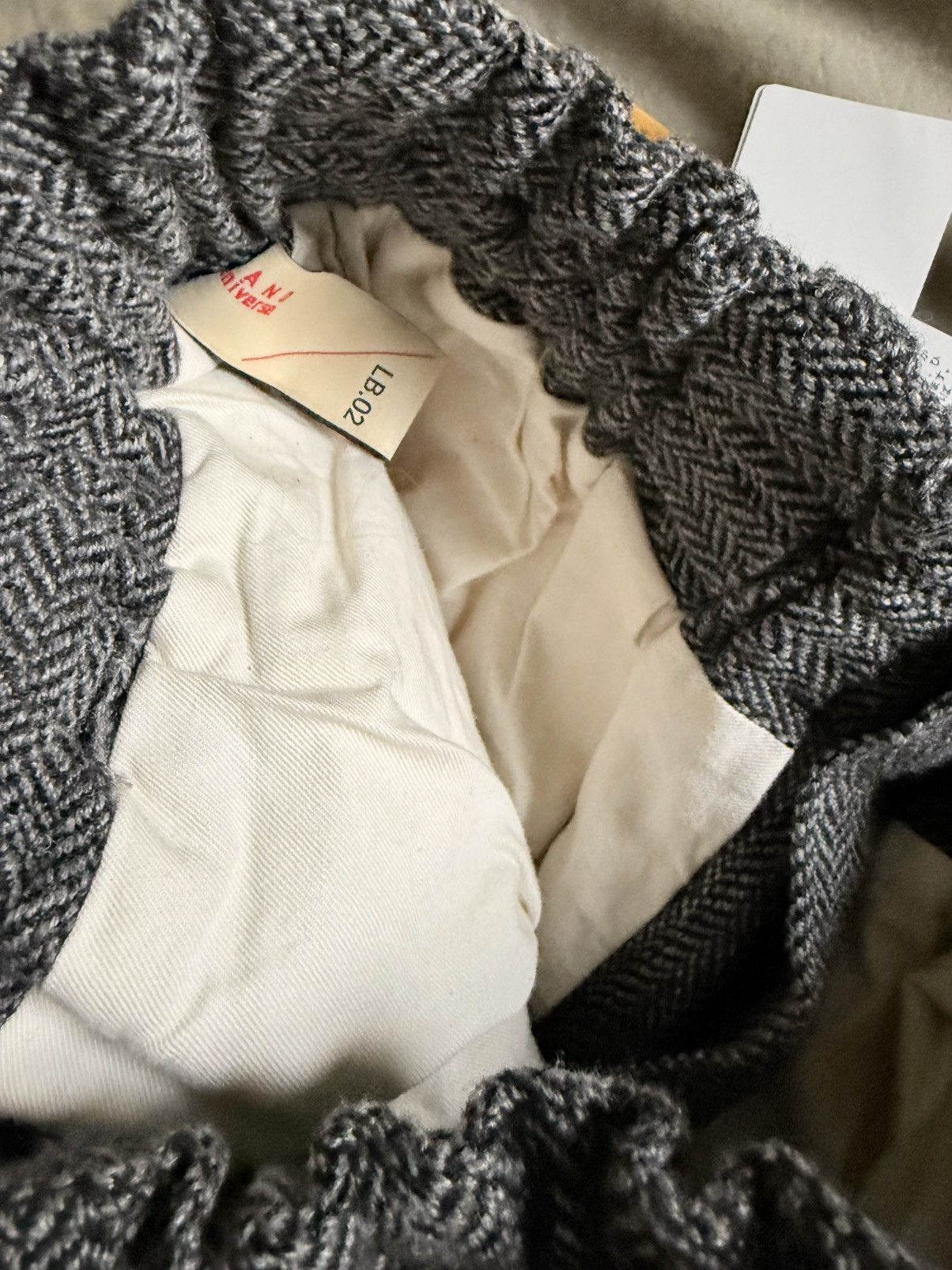 Japanese Brand Men’s 🇯🇵 nano universe Herringbone Wide Cargo Pants Sz JPN M Size US 31 - 10 Thumbnail