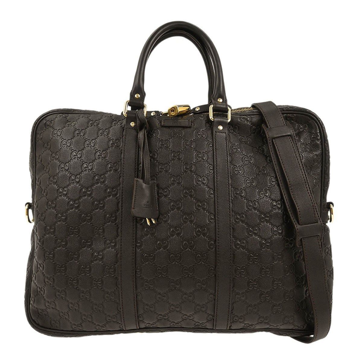 Gucci Gucci Convertible Briefcase Guccissima Leather Size ONE SIZE - 1 Thumbnail