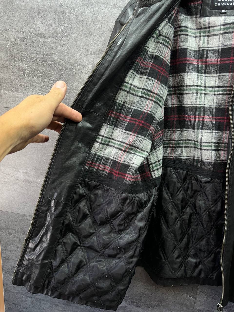 Other Barneys Originals Men's Multipocket Black Leather Jackets Size US XL / EU 56 / 4 - 15 Thumbnail