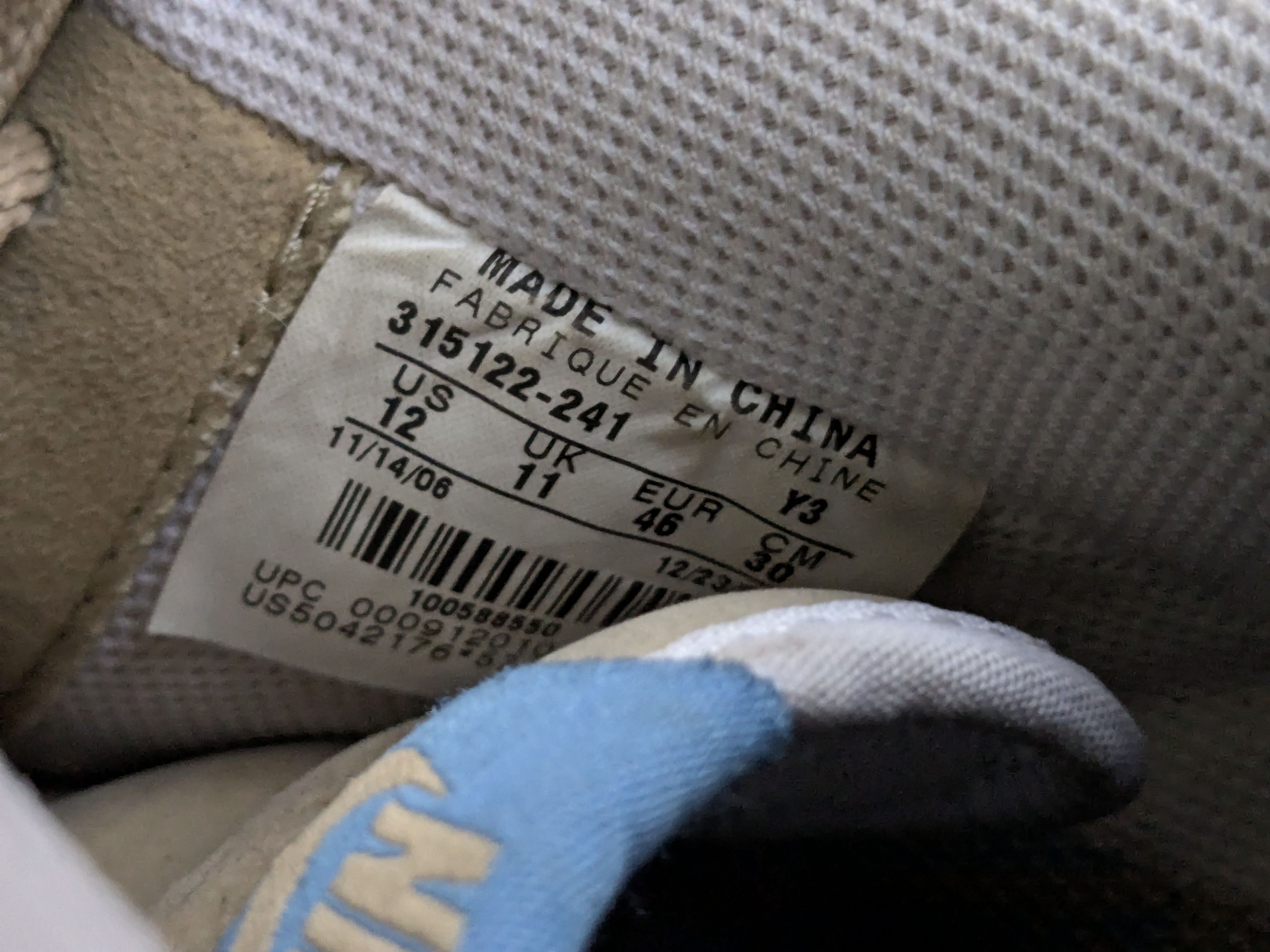 Nike Nike Air Force 1 Low '07 Linen University Blue 315122-241 Size US 12 / EU 45 - 4 Thumbnail