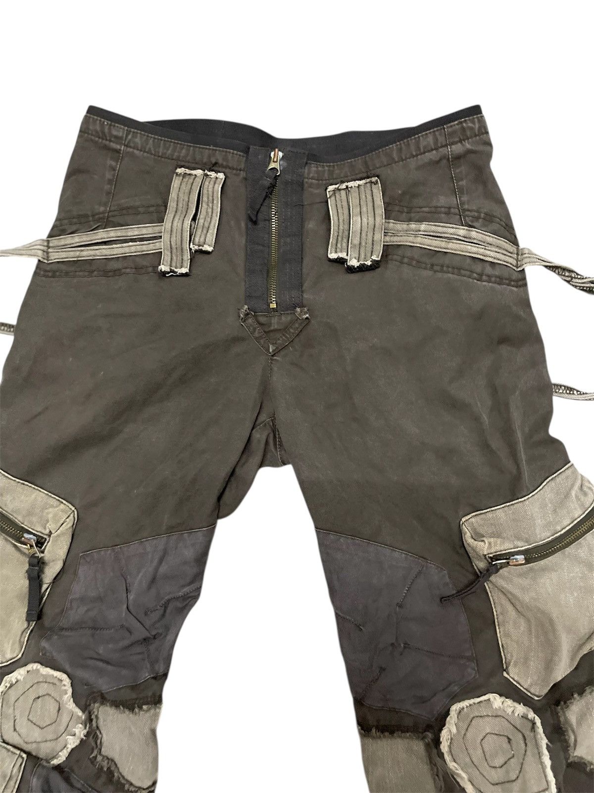 Marithe + Francois Girbaud 2000s Marithe+Francois Girbaud Bondage Cargo Pants Size US 32 / EU 48 - 21 Thumbnail