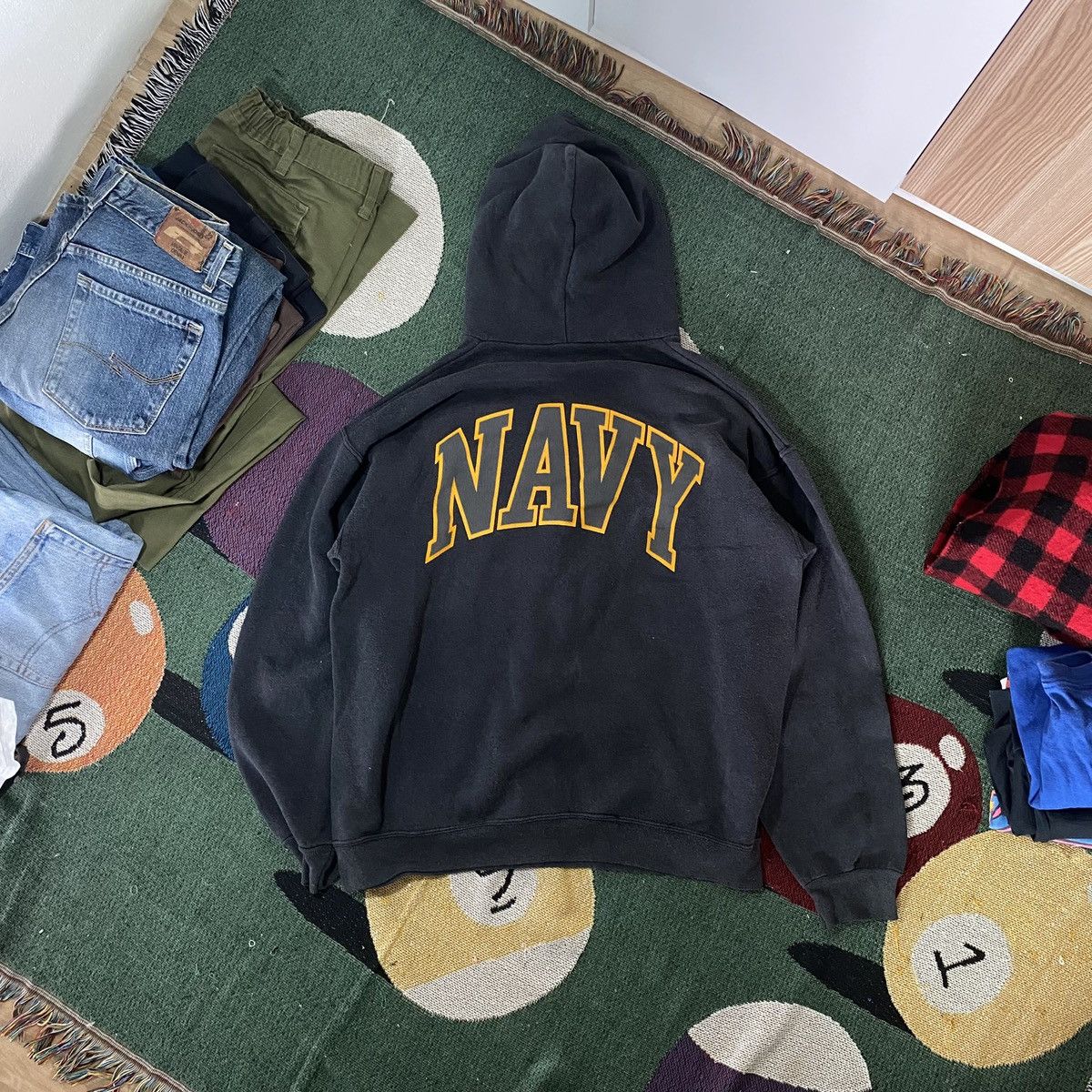 Other Vintage Navy hoodie Size US S / EU 44-46 / 1 - 5 Thumbnail