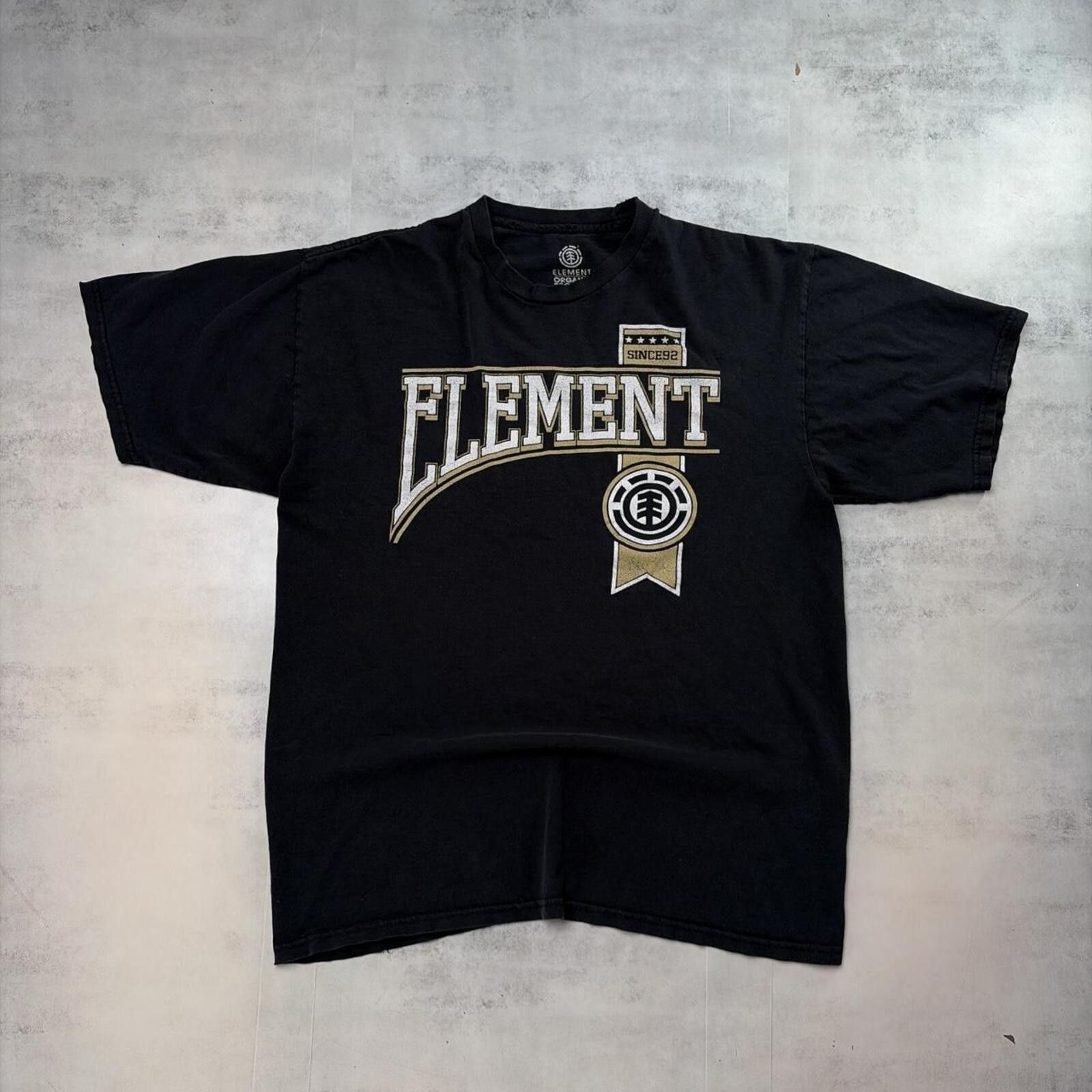 Element Y2K Black Element Grunge Distressed Skater T-Shirt Size US L / EU 52-54 / 3 - 1 Thumbnail