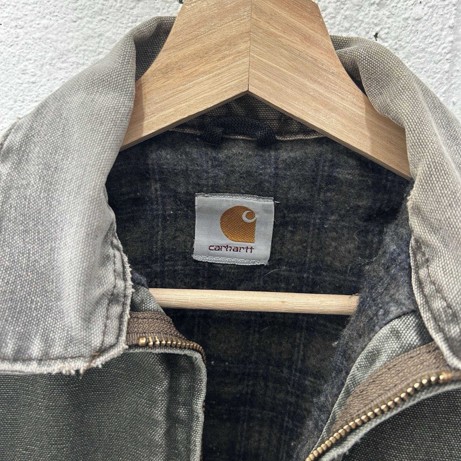 Carhartt Vintage Carhartt Blanket-Lined Detroit Jacket “Moss” J97 MOS Size US S / EU 44-46 / 1 - 15 Thumbnail