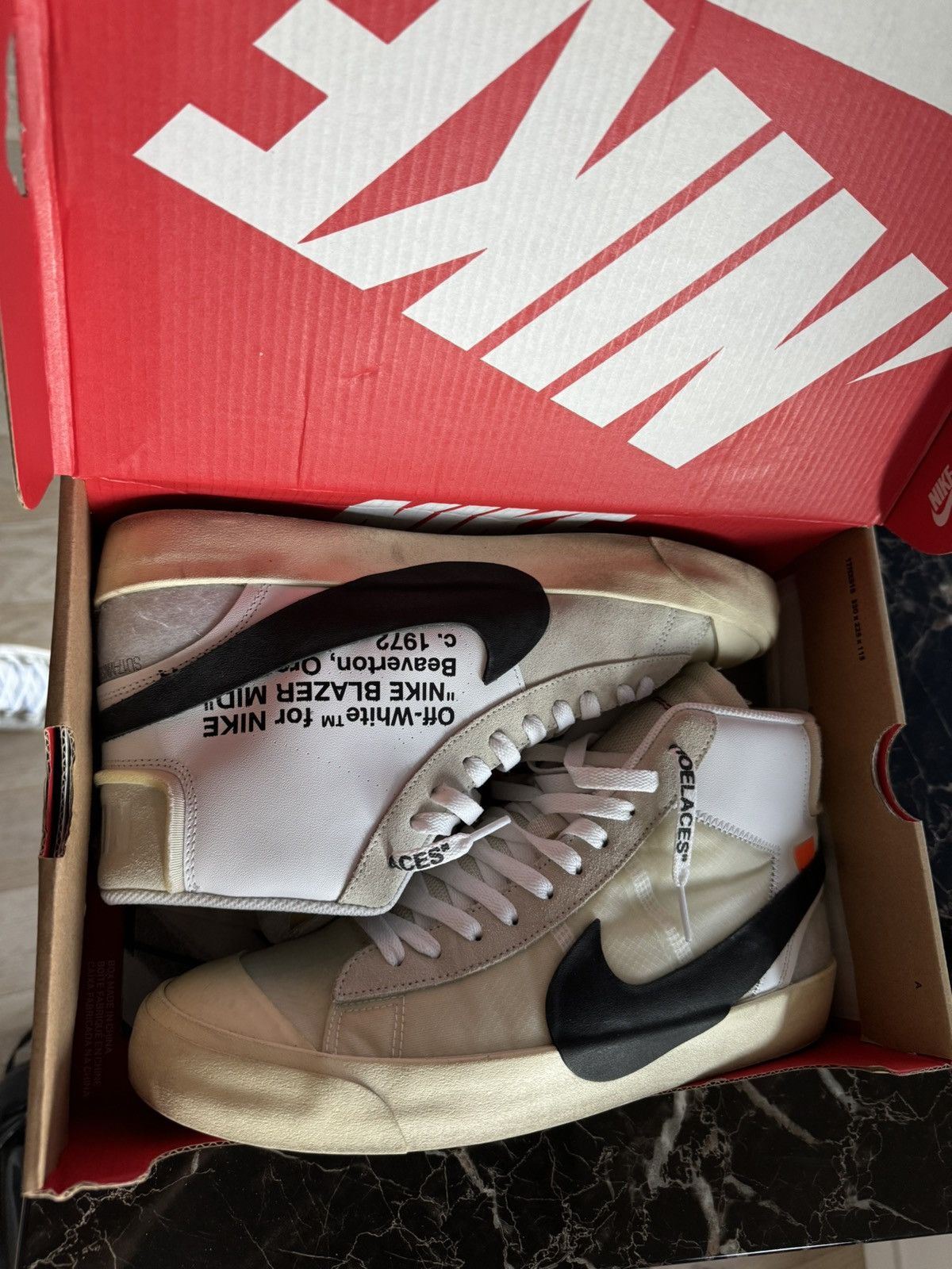 Nike × Off-White Off white Blazers “The Ten” Size US 11 / EU 44 - 12 Thumbnail