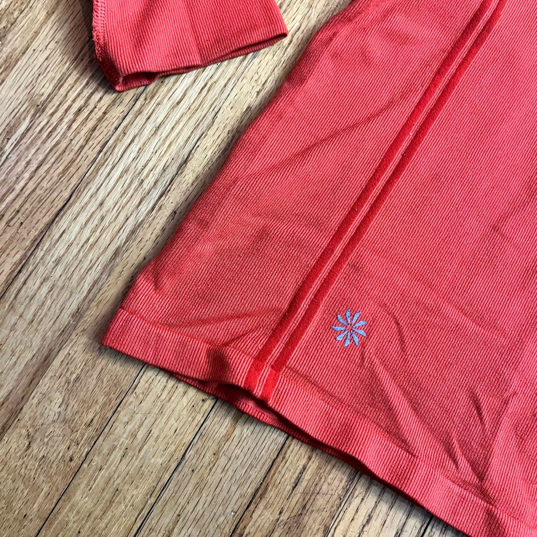 Athleta Athleta Hoodie Womens Medium Twist Half Zip Shirt Orange Compression Size M / US 6-8 / IT 42-44 - 3 Thumbnail