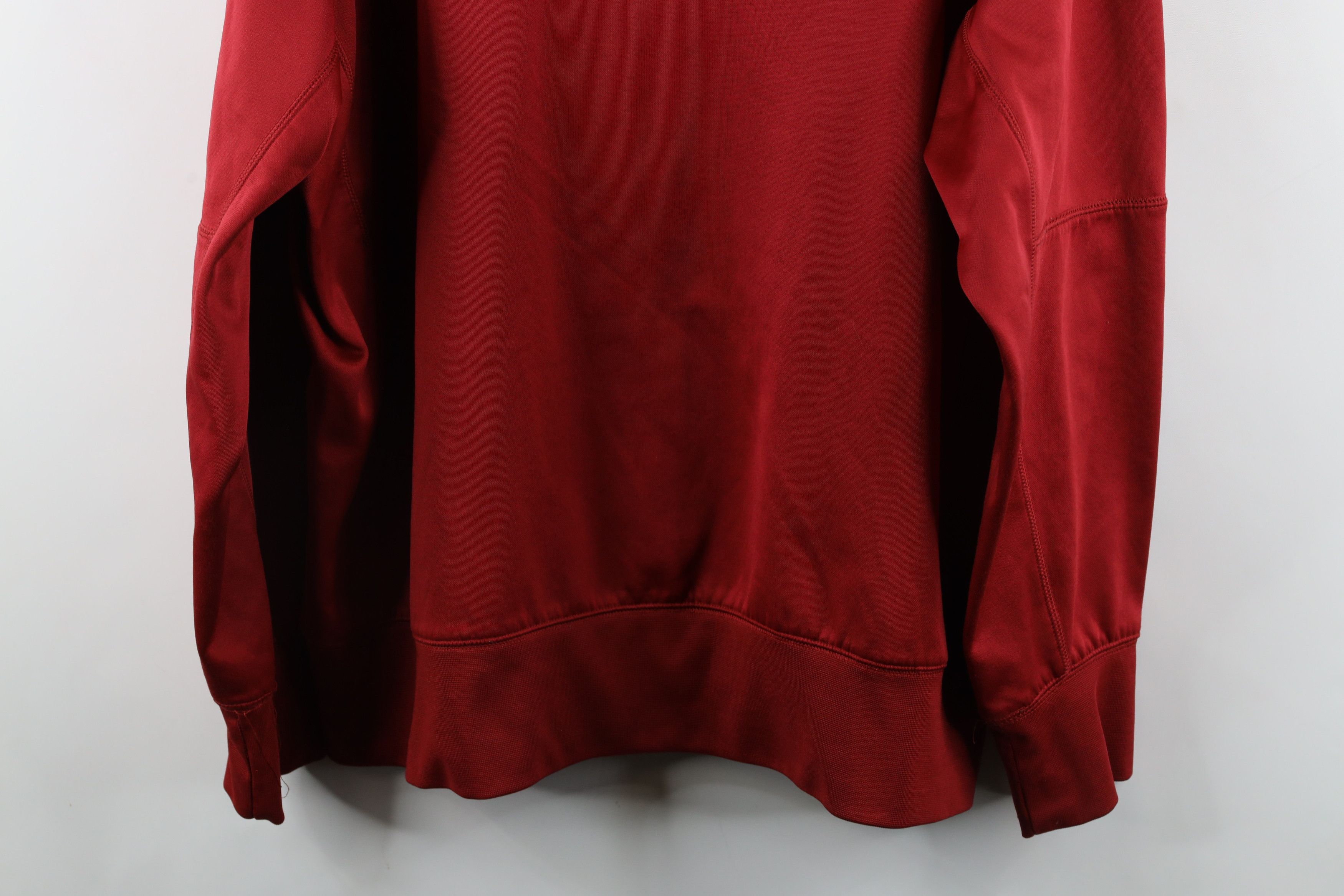 Nike × Vintage Nike Distressed Stanford University Hoodie Sweatshirt Red Size US XL / EU 56 / 4 - 11 Thumbnail
