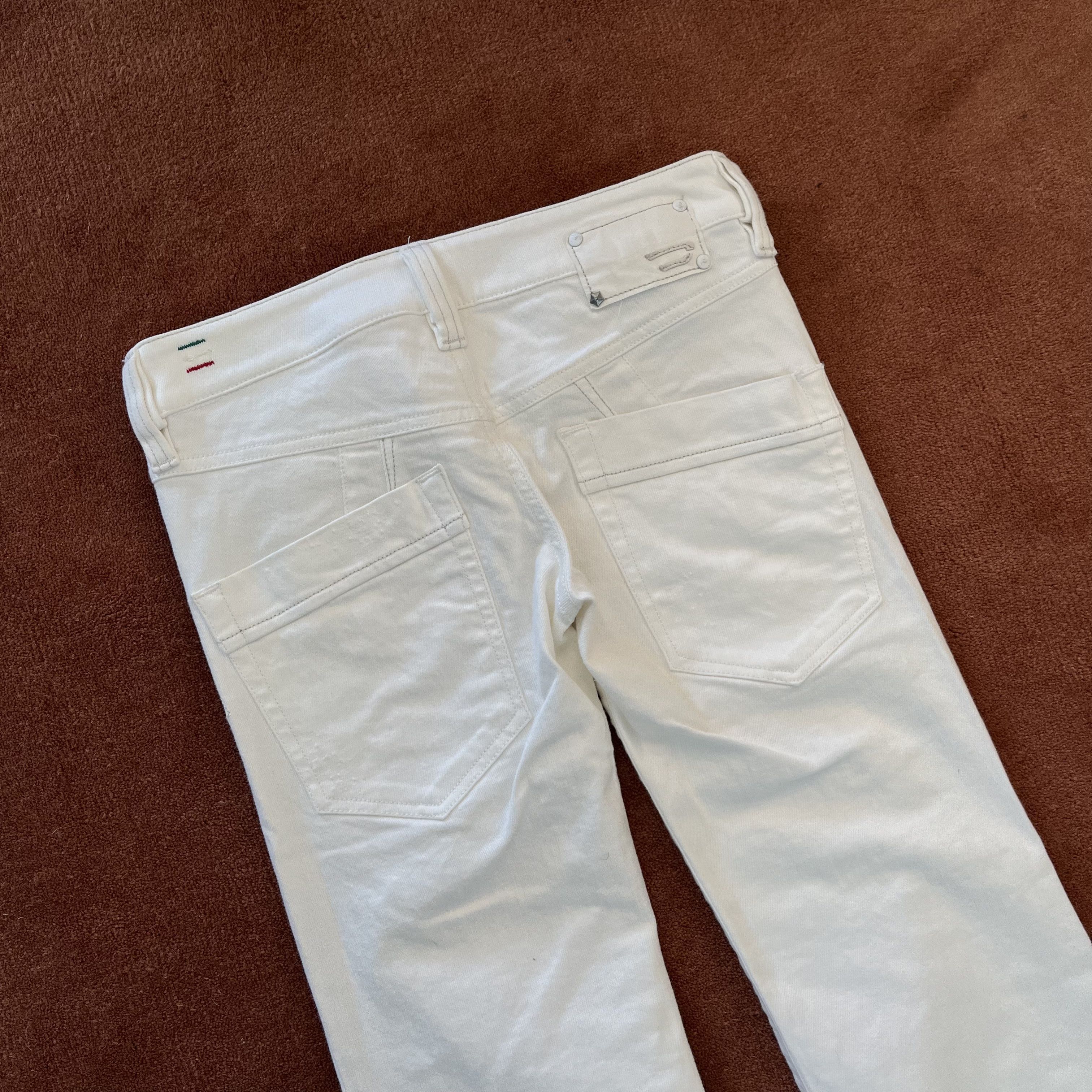 Diesel Diesel White Denim Flares Sample Size US 28 / EU 44 - 8 Thumbnail