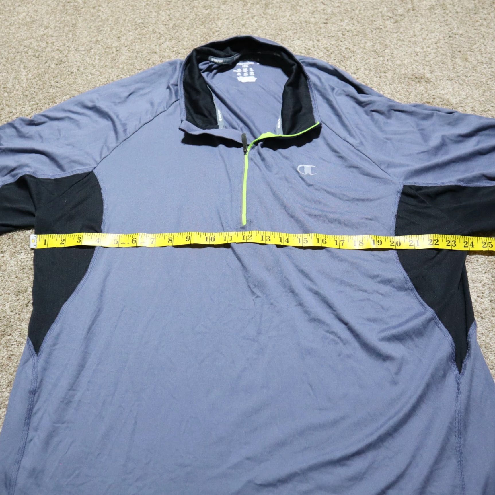 Champion Champion Sweatshirt Pullover 1/4 Zip Long Sleeve Men 2XL Gray Shirt Size US XXL / EU 58 / 5 - 4 Thumbnail