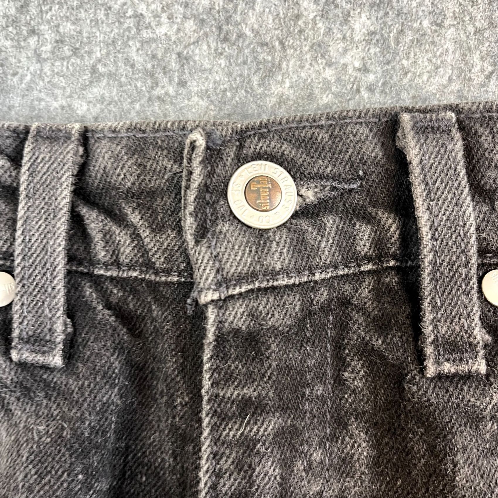 Levi's VINTAGE Levi's Slim High Waist Jeans Womens 8 Black Silent Silvertab 27 30 UK USA Denim 5-Pocket Cap Size 30" / US 8 / IT 44 - 7 Thumbnail