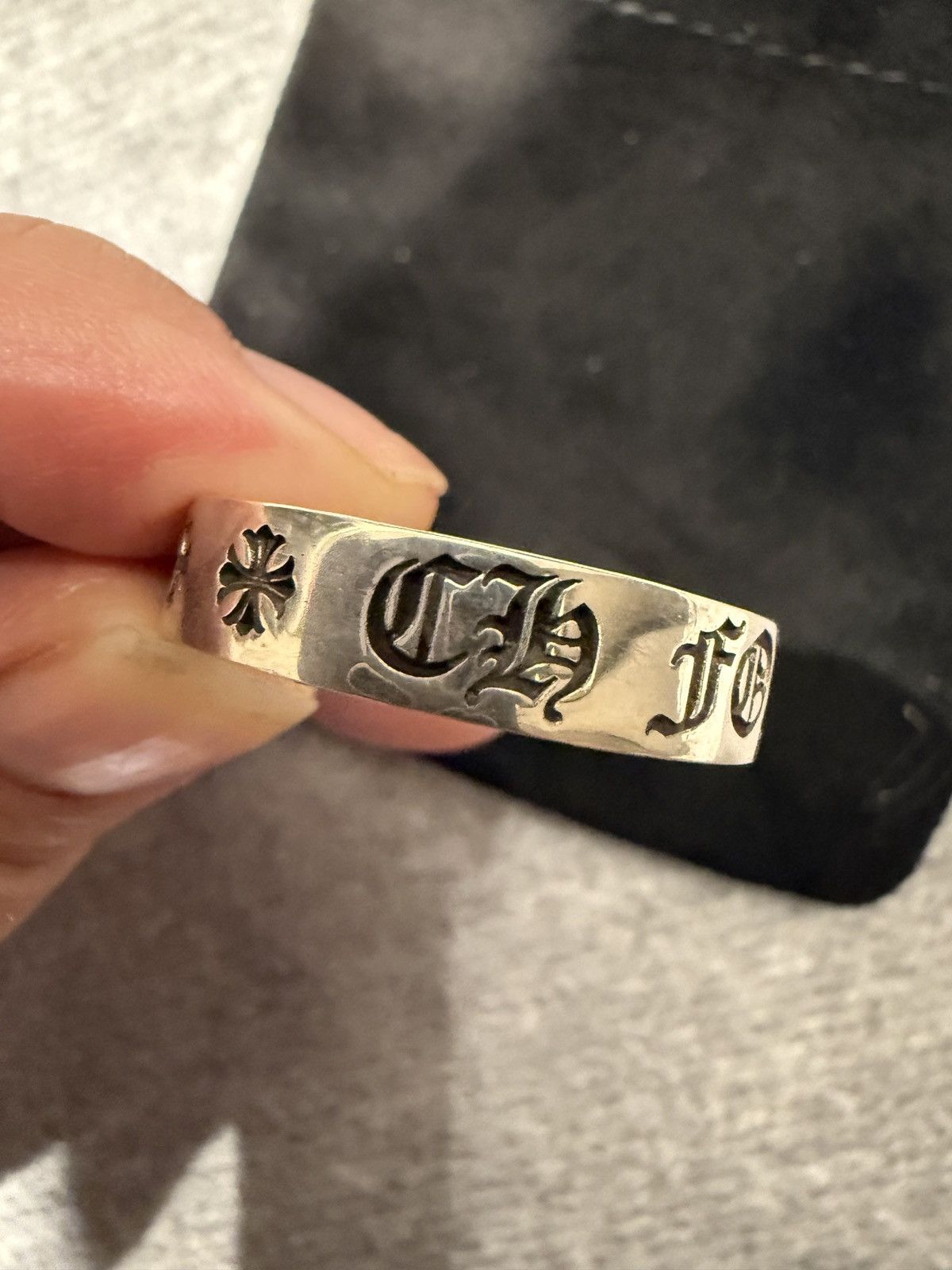 Chrome Hearts SPACER FOREVER ring size 12