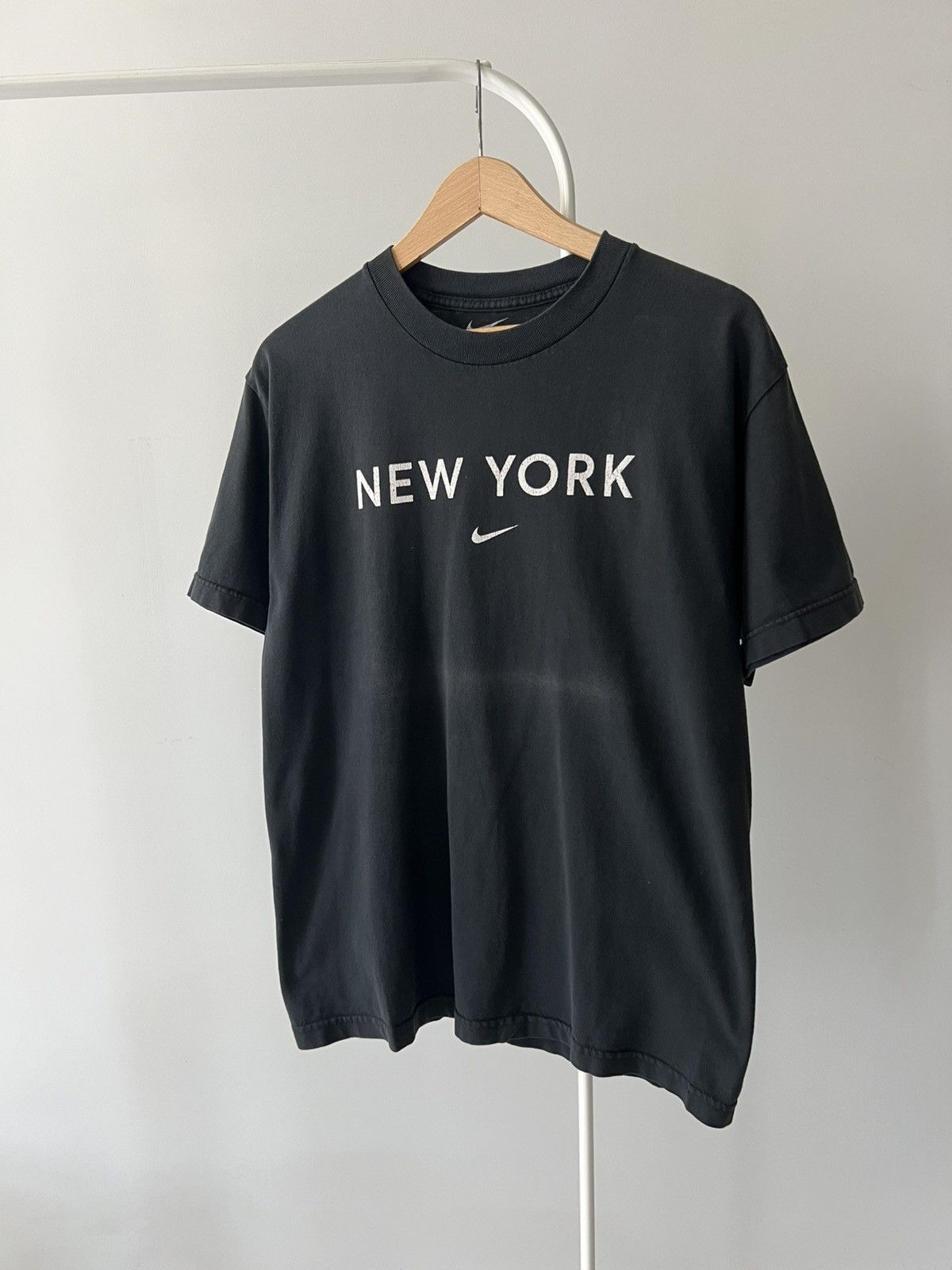 Nike Nike New York Center Check Tee Vintage Faded Size US M / EU 48-50 / 2 - 4 Thumbnail