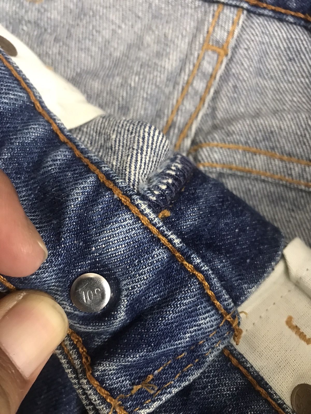 Levi's 💥Flare 90s💥Vintage 90s Levis 517 Flare Blue Wash Jeans Size US 27 - 9 Thumbnail