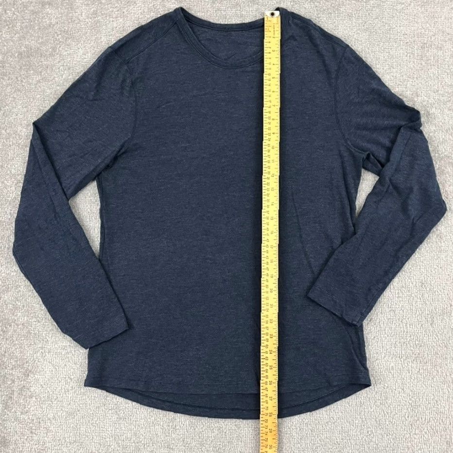 Lululemon Lululemon Shirt Mens Small Blue Active Fitness Workout Gym Training Long Sleeve Size US S / EU 44-46 / 1 - 4 Thumbnail