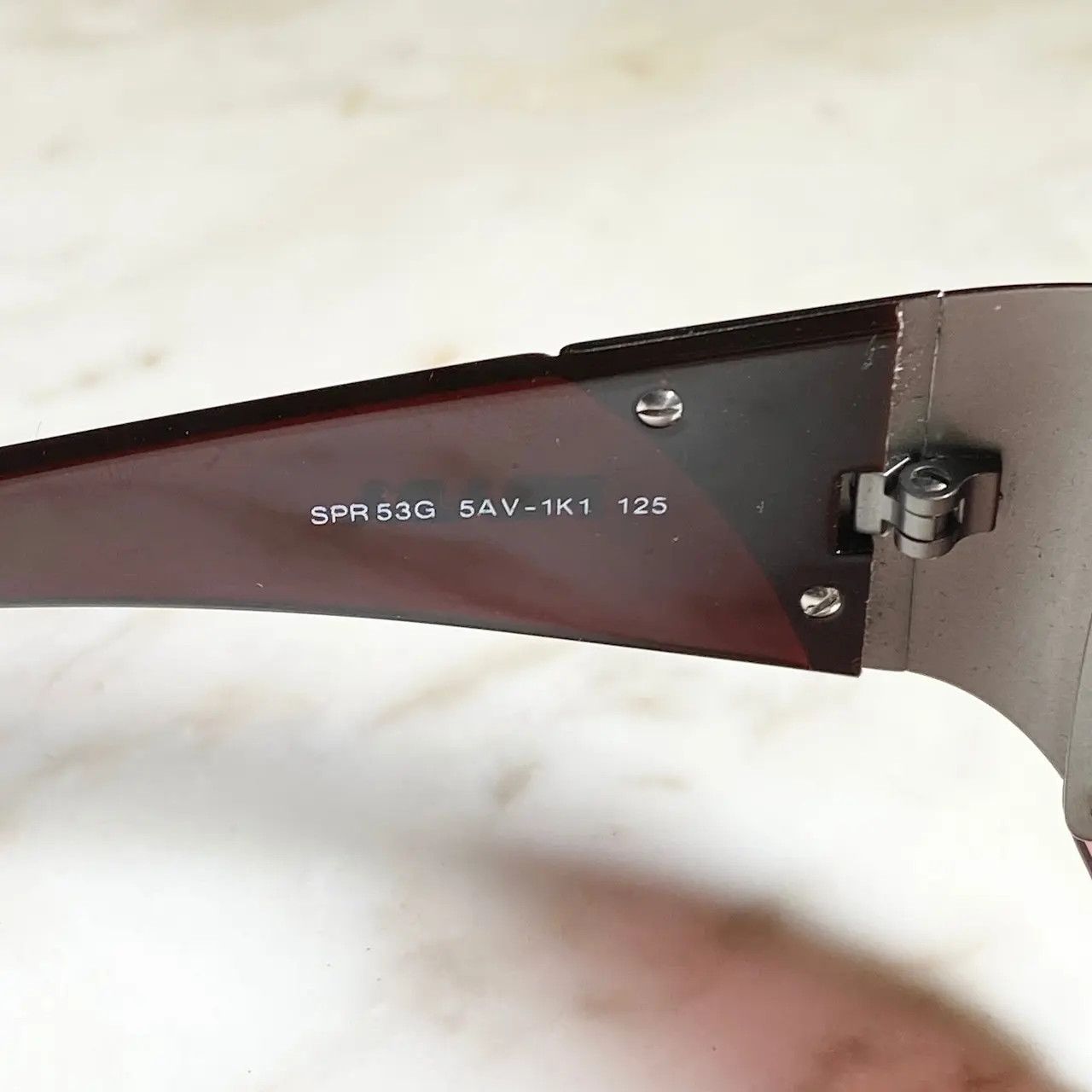 Prada × Vintage PRADA Sunglasses SPR 53G Star Sport Metal Shield Oval Wrap Size ONE SIZE - 2 Thumbnail