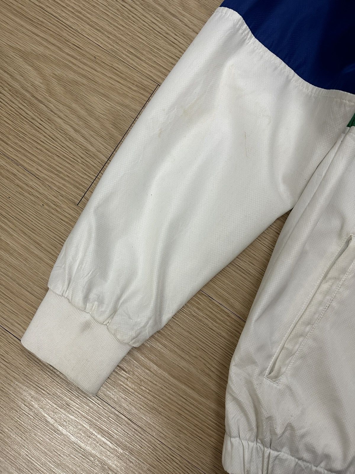 Helas × Think Skateboards Helas Turbo Tracksuit Jacket White Vintage Retro Design Size US L / EU 52-54 / 3 - 7 Thumbnail