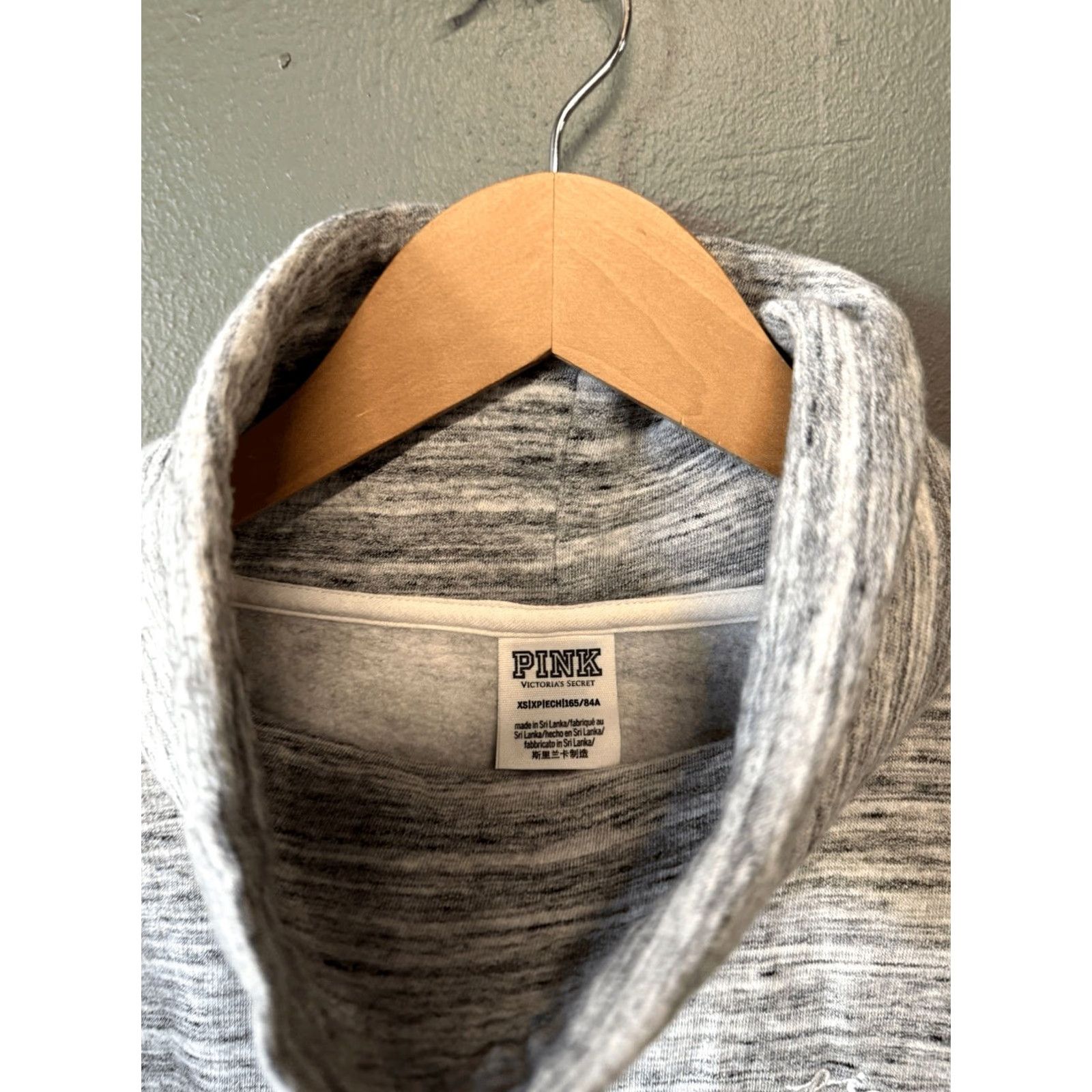 Pinko PINK Womens Sweatshirt Pullover Mock Neck Gray XS, Activewear, Pullover, Sweatshirt, Mock Neck, Gray, XS, Women Size XS / US 0-2 / IT 36-38 - 3 Thumbnail