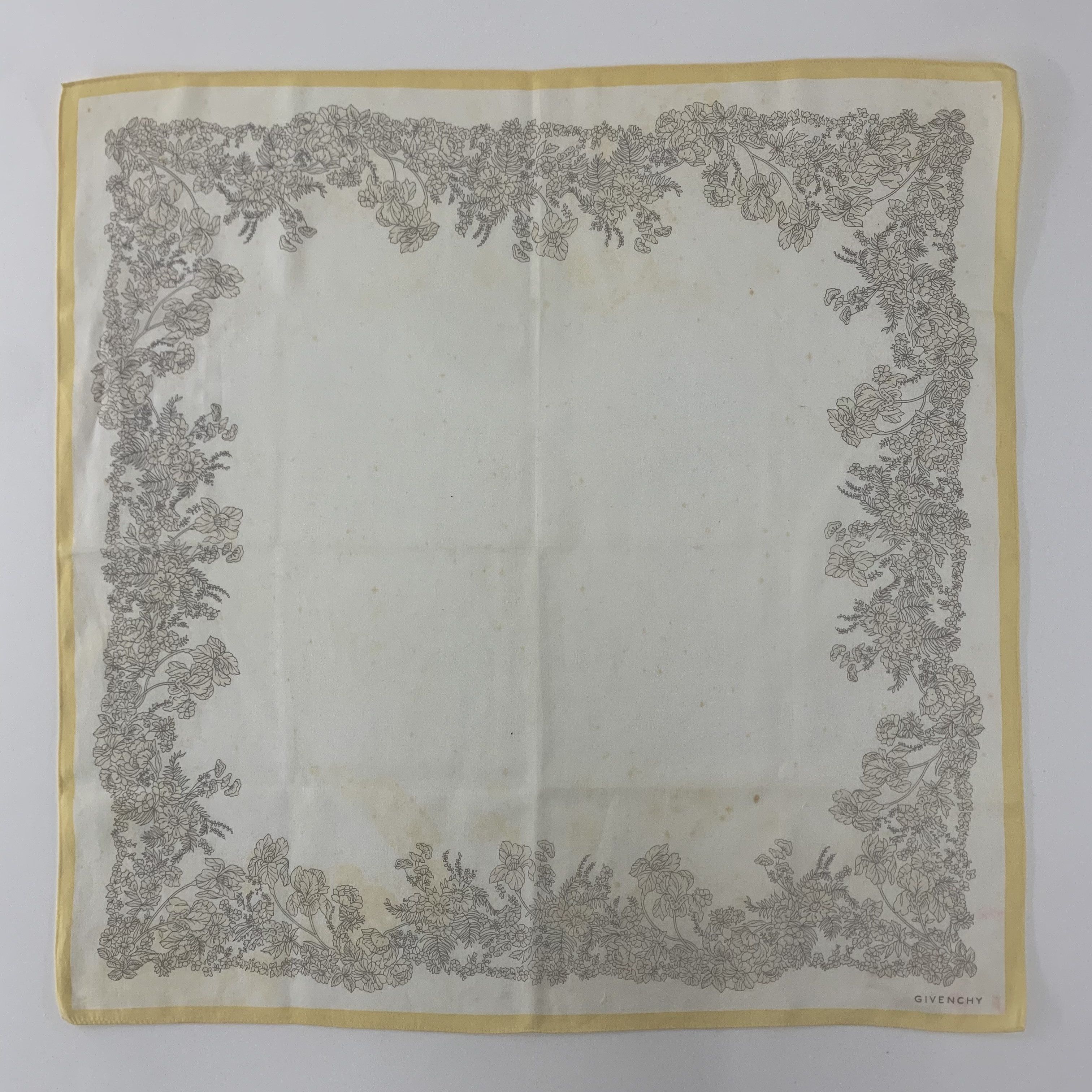 Vintage Givenchy Handkerchief Bandana Neckerchief Pocket Square Size ONE SIZE - 2 Thumbnail