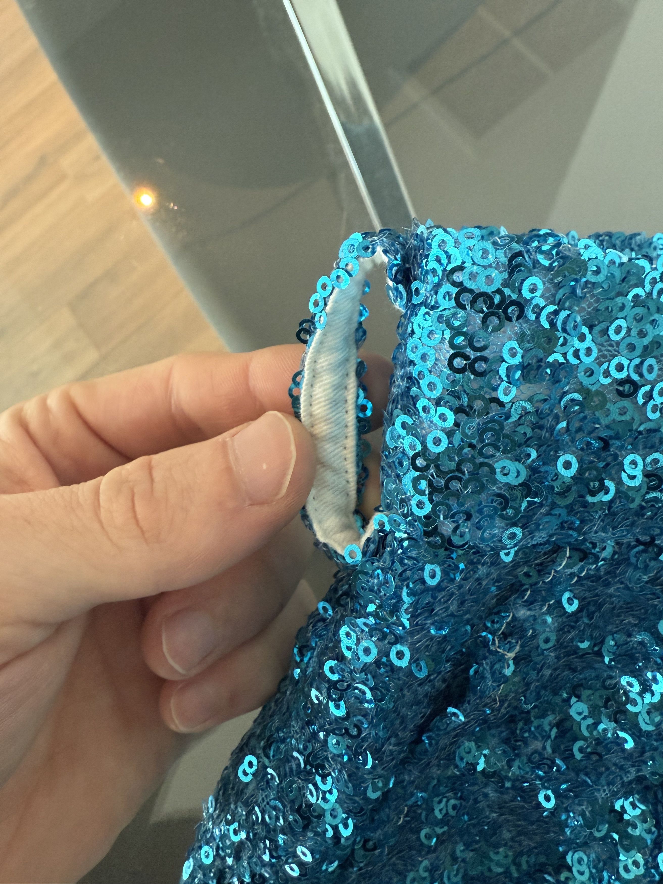 Comme des Garcons Homme Plus ss18 sequin shorts (light blue) Size US 30 / EU 46 - 4 Thumbnail