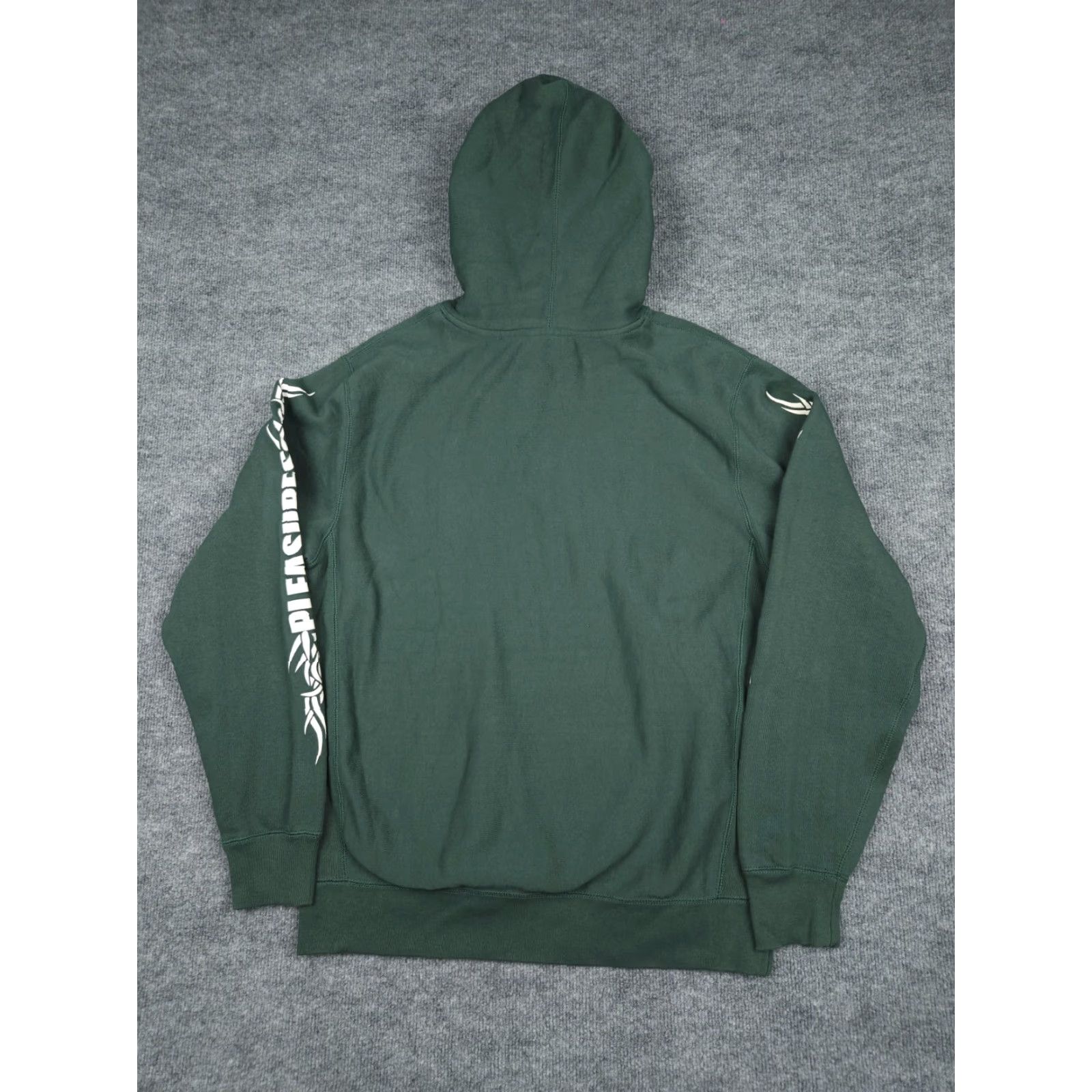 Pleasures PLEASURES Hoodie Adult Large Green Now Sleeve Hit Razor Spellout Streetwear Size US L / EU 52-54 / 3 - 4 Thumbnail