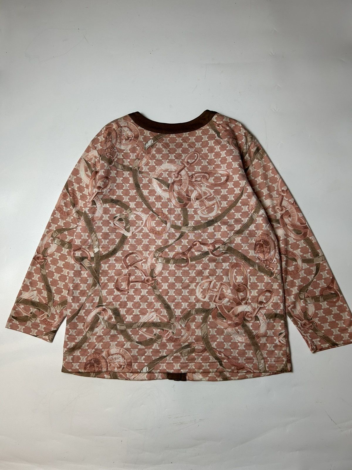 Celine × Designer CELINE MONOGRAM BUTTON UP CARDIGAN Size M / US 6-8 / IT 42-44 - 5 Thumbnail