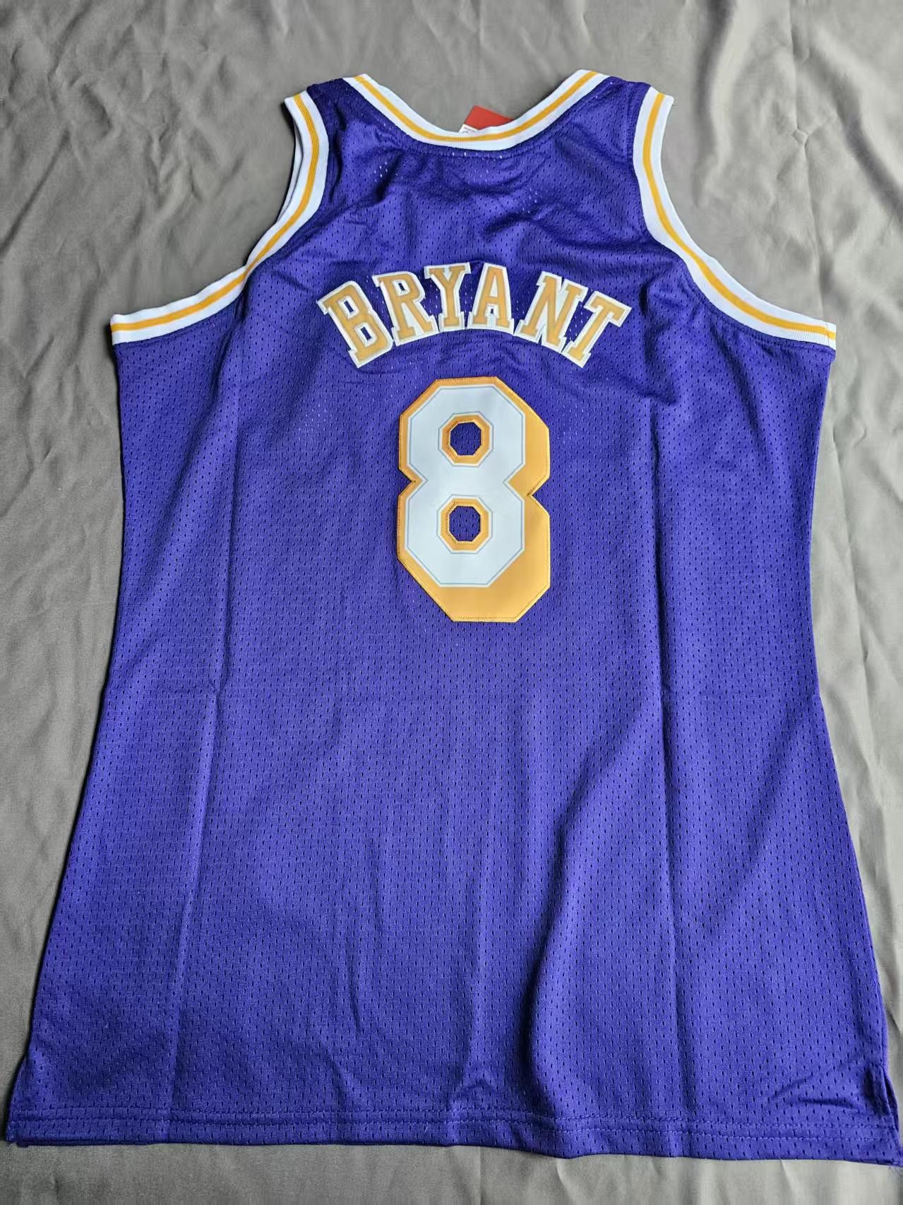 NBA #8 Kobe Bryant Jersey Laker 1996 97 Size US XXL / EU 58 / 5 - 1 Thumbnail