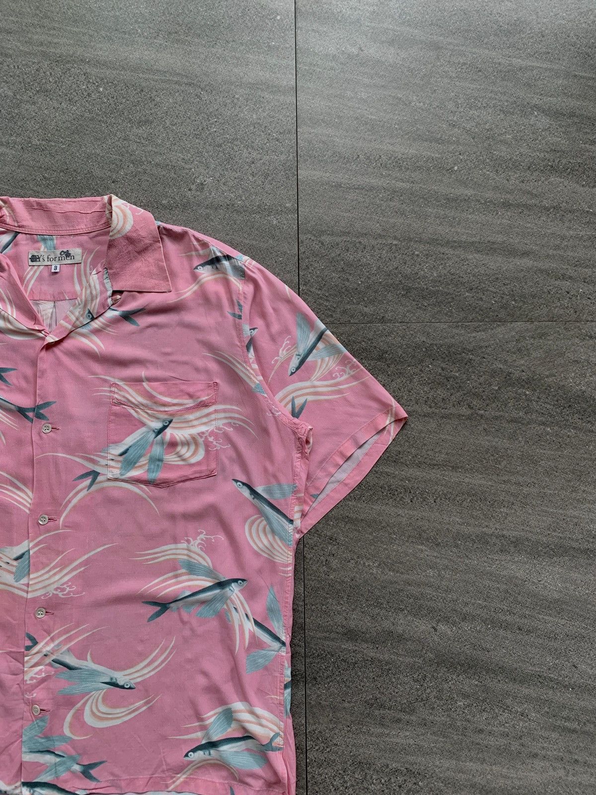 Yohji Yamamoto FREE TAX! Fish Hawaiian Relaxed Shirt Size US M / EU 48-50 / 2 - 3 Thumbnail