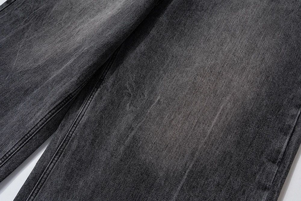 Japanese Brand × Vintage Dark Grey Washed Damage Baggy jeans y2k streetwear Size US 32 / EU 48 - 14 Thumbnail