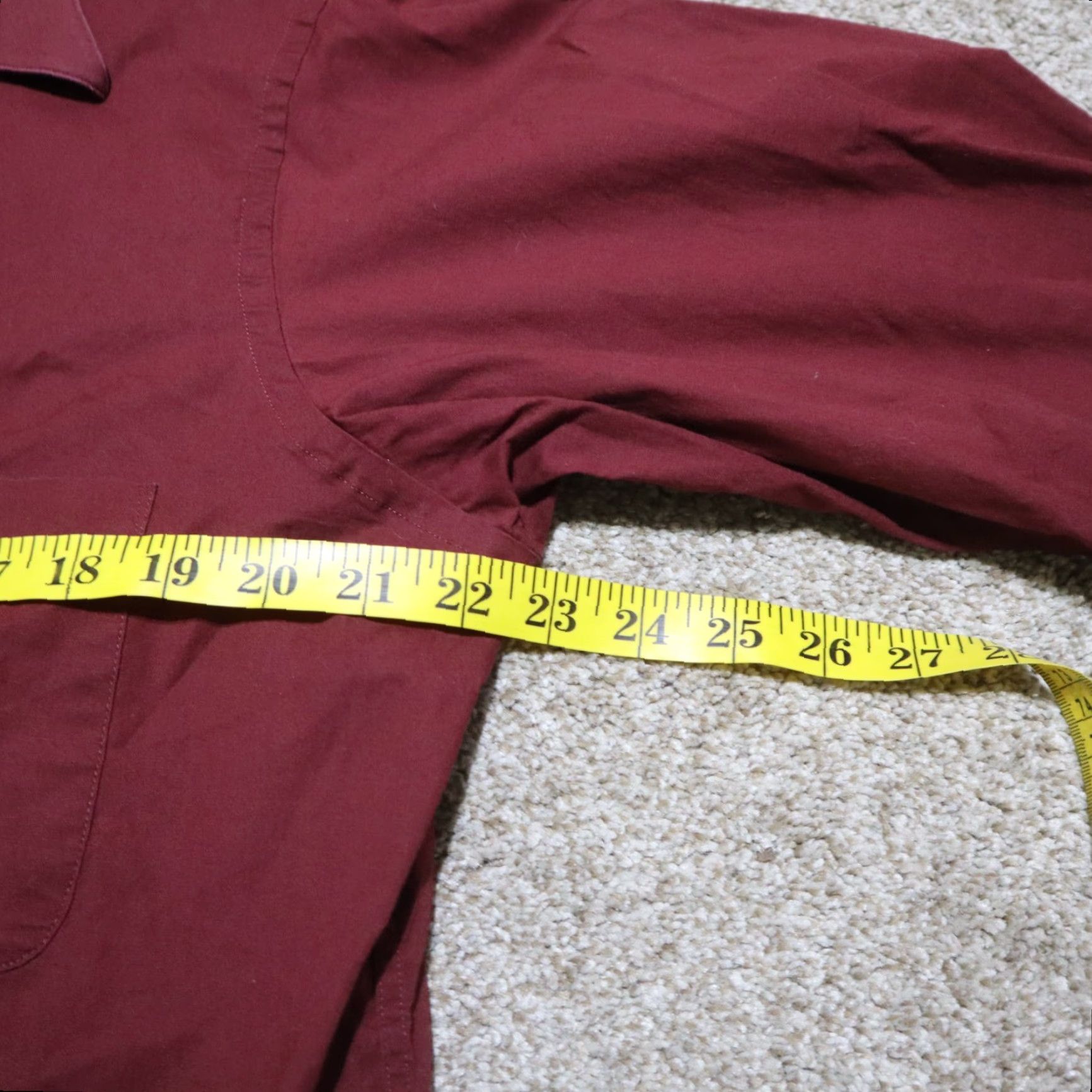 Van Heusen VINTAGE Van Heusen Shirt Red Lux Sateen Regular Button Down Shirt Men's XL 17 32 33 55% Cotton 45% Polyester Wrinkle Free Size US XL / EU 56 / 4 - 5 Thumbnail