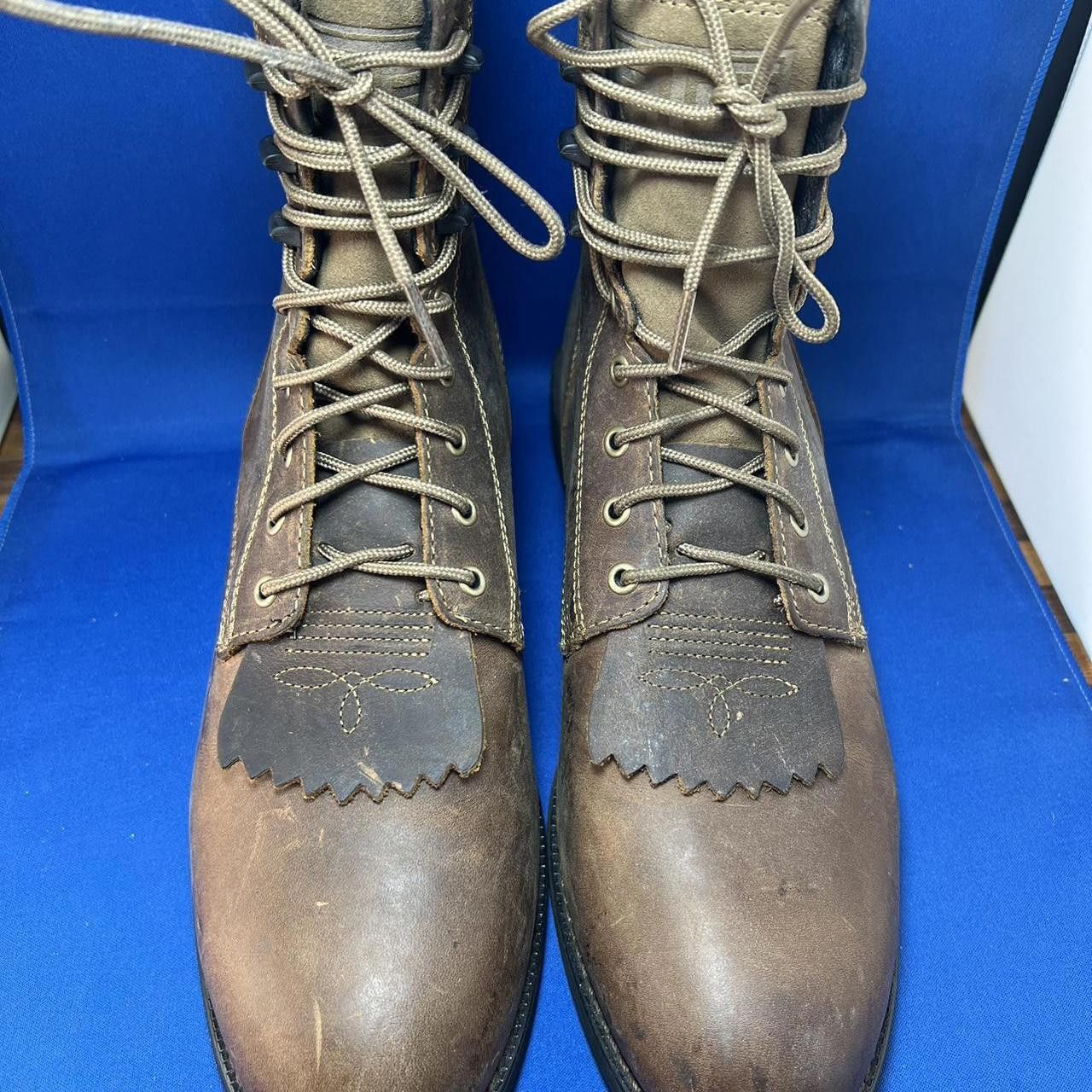 Ariat Ariat Brown Leather Boots 10.5 44 Size US 10.5 / EU 43-44 - 3 Thumbnail