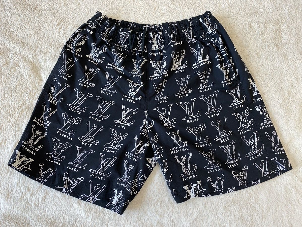 LOUIS VUITTON LV CARTOONS BOARD SHORTS