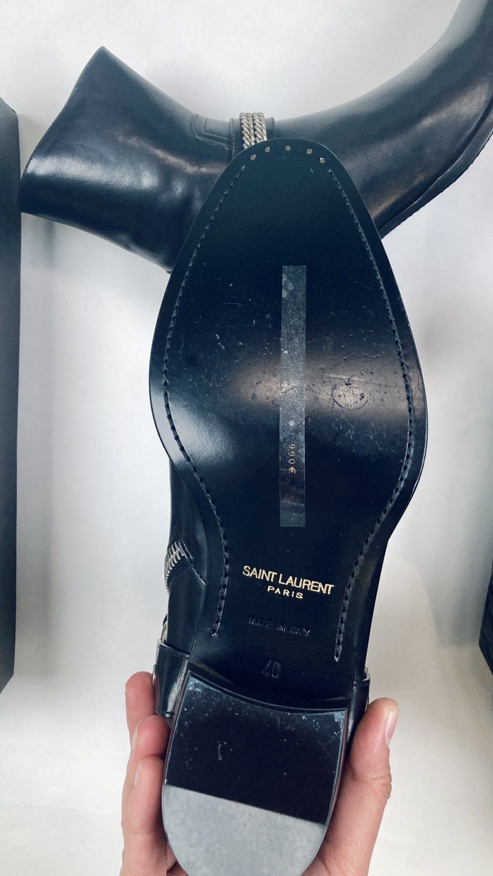 Saint Laurent Paris SAINT LAURENT PARIS BY HEDI SLIMANE 13FW RUNWAY WYATT BOOTS Size US 7 / EU 40 - 3 Thumbnail
